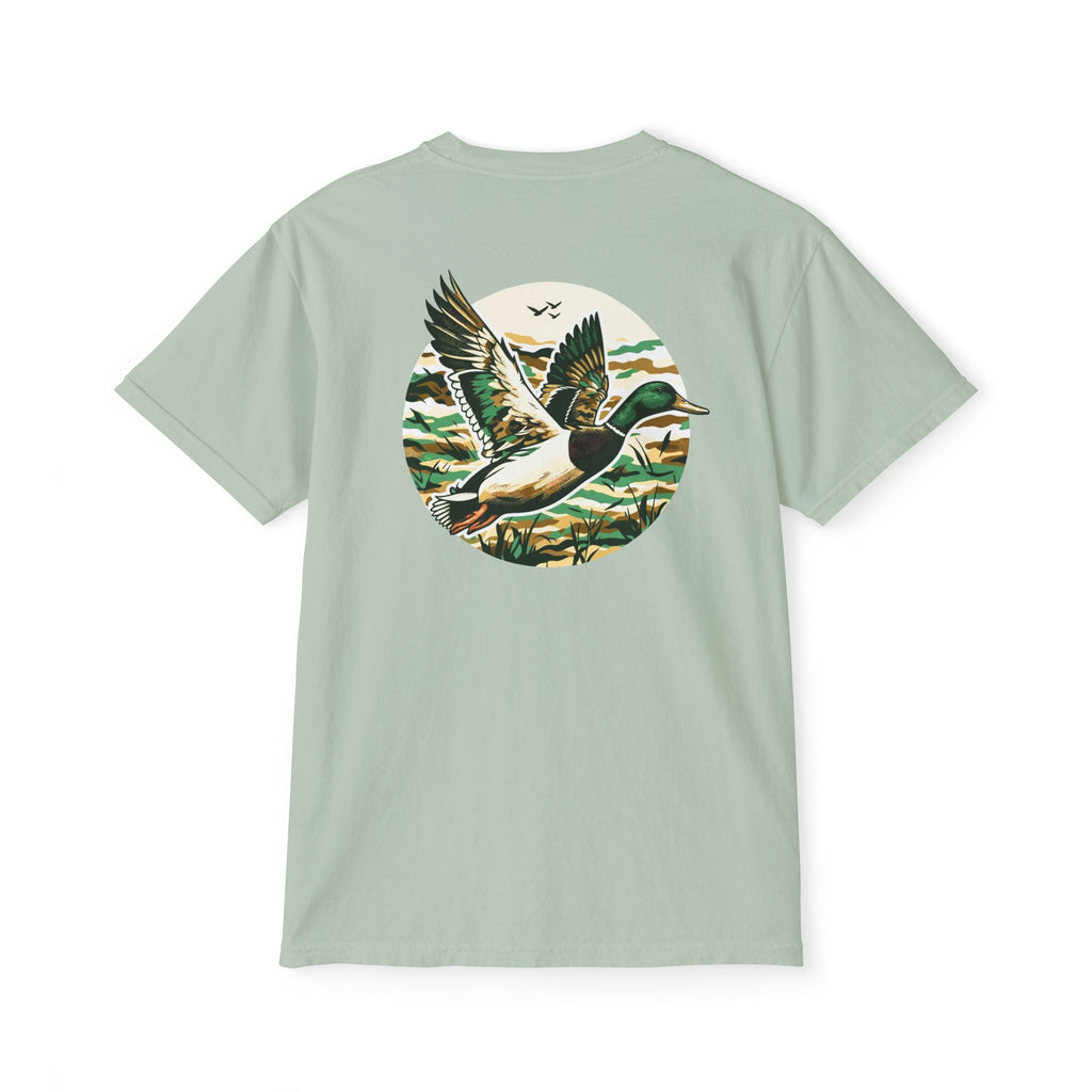 Black belt outfitters, duck hunting custom design hunting Unisex Garment-Dyed Pocket T-Shirt