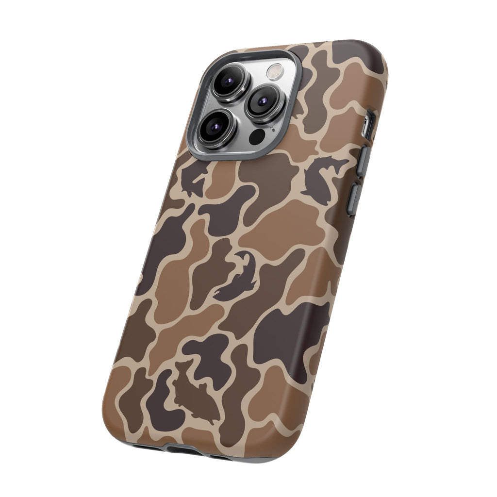 Brown Shark Camo design Tough Cases