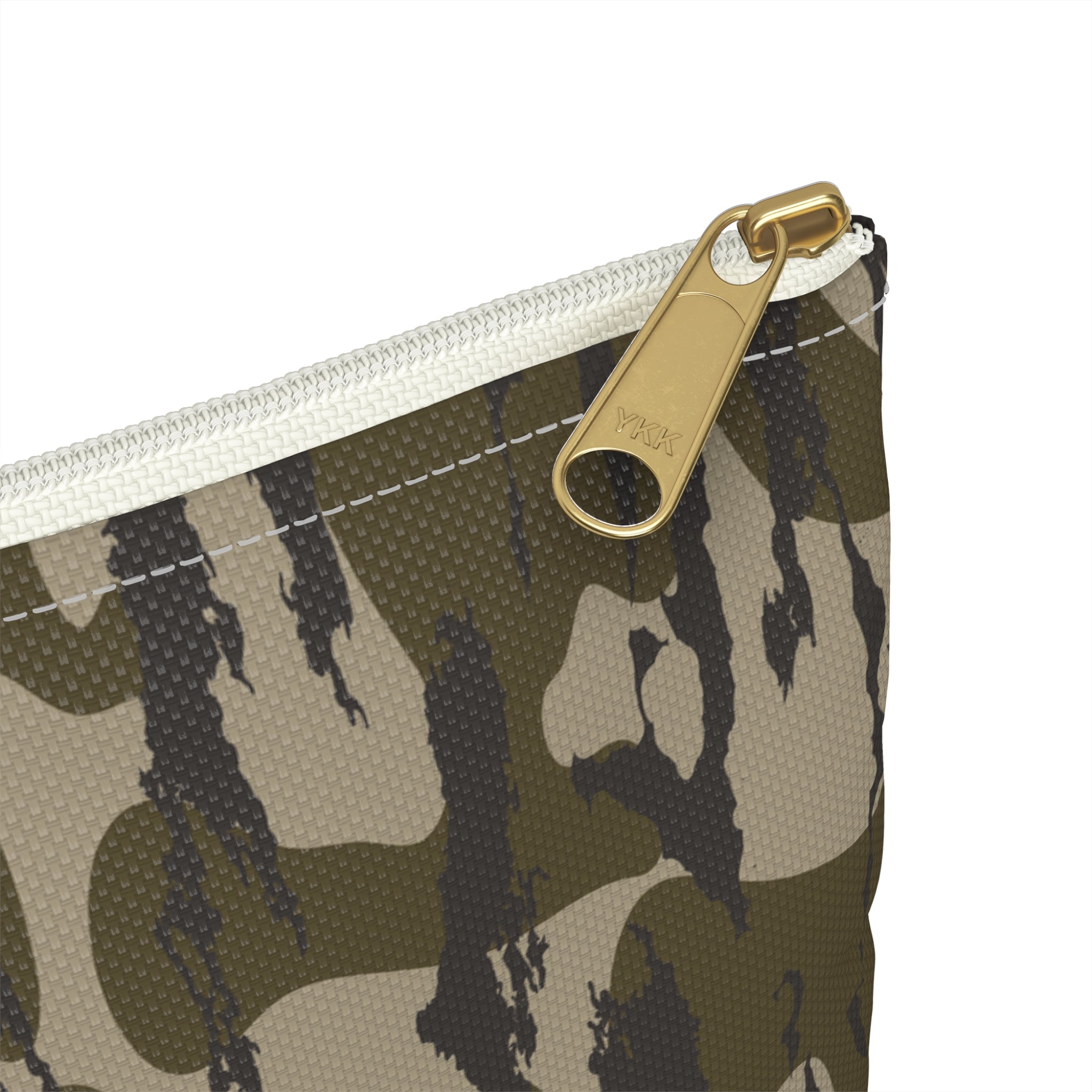 Trendy Zip Pouch, Stylish Camo Makeup Bag, Travel Organizer, Army Green Zipper Pouch, Gift for Her, Storage Solution