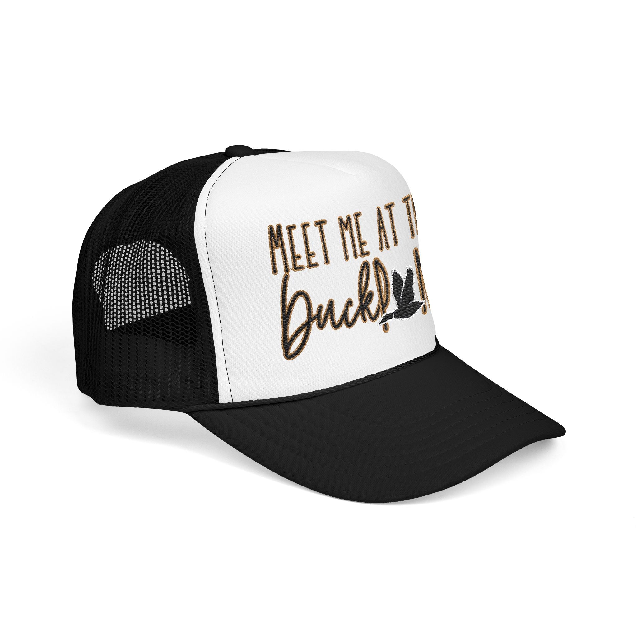 Meet Me at the Duck Pond Embroidered Trucker Hat