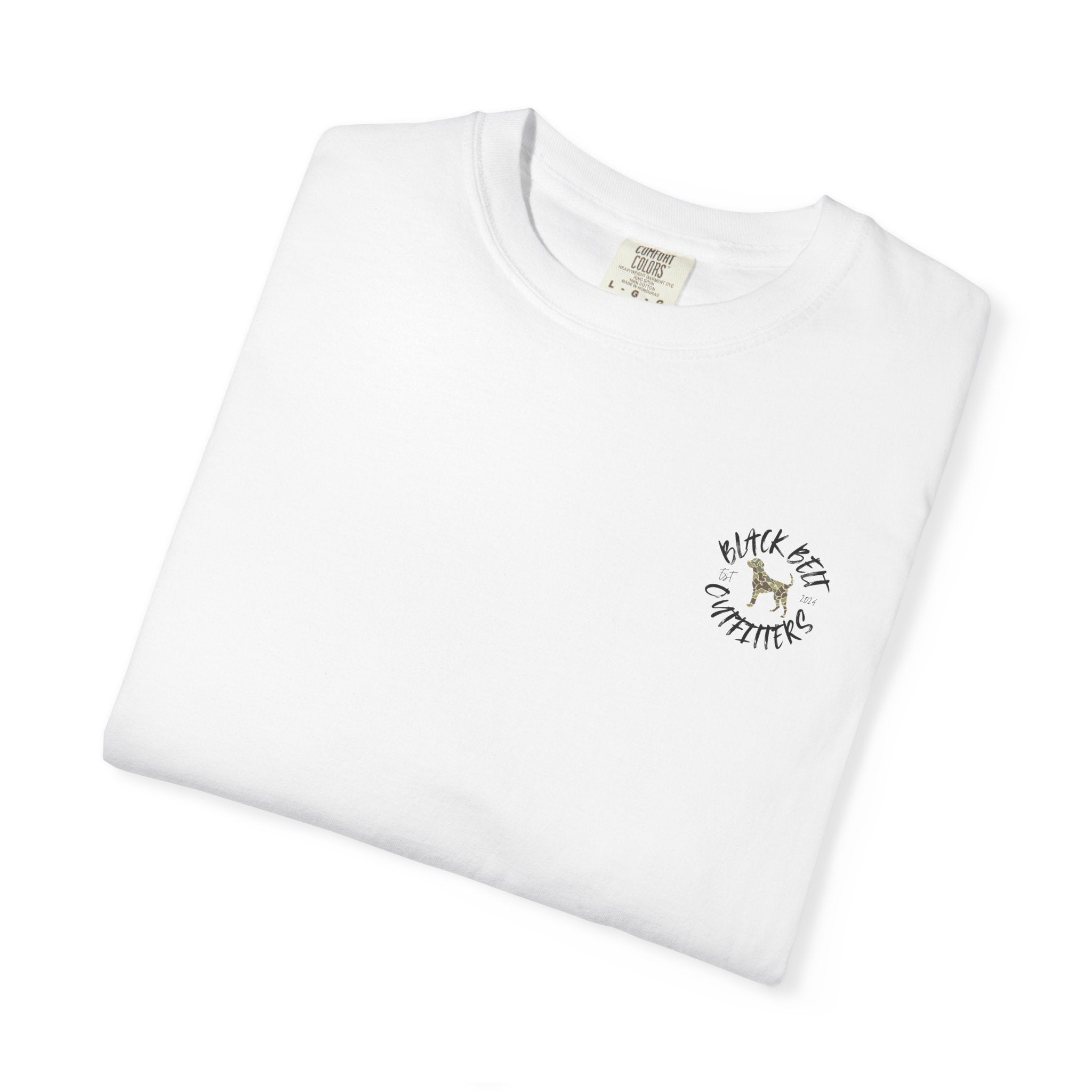 Golf Theme American Flag Unisex Garment-Dyed T-shirt