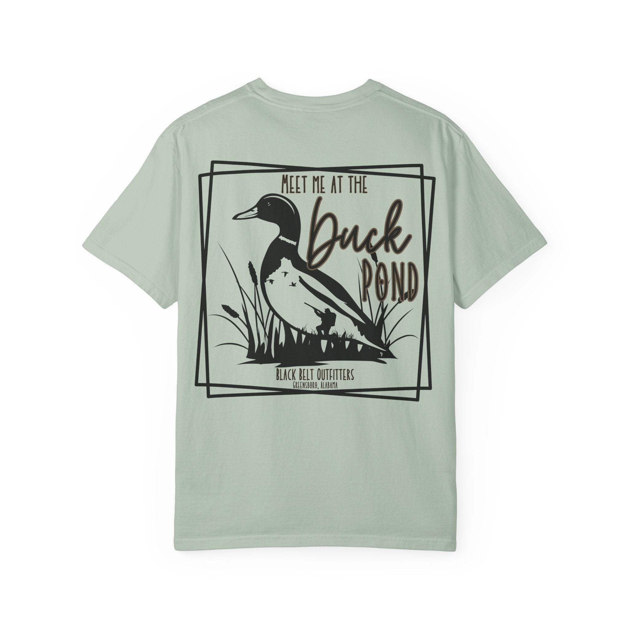 Meet Me at the Duck Pond T-Shirt, Men's Hunting Shirt, Gift for Sportsmen, Casual Wear, Nature Lover Tee