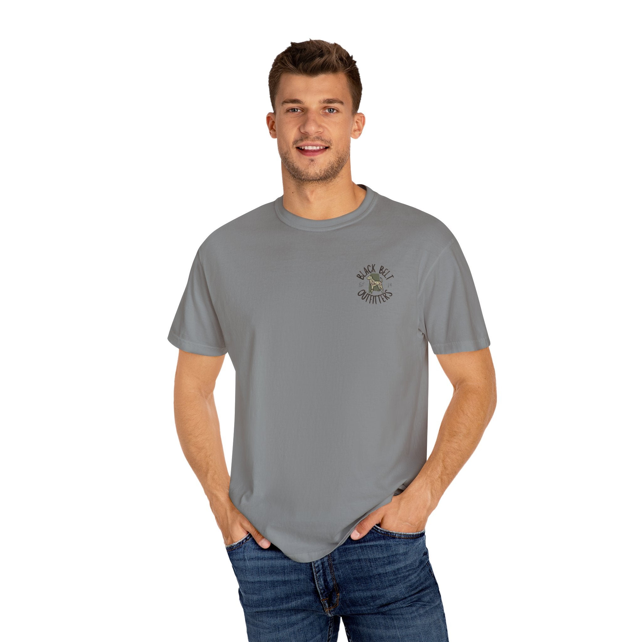 Alabama State Camo Dog Logo  Unisex T-Shirt, Perfect for Gifts, Father's Day, Golf Events, Casual Wear, Comfortable Tee