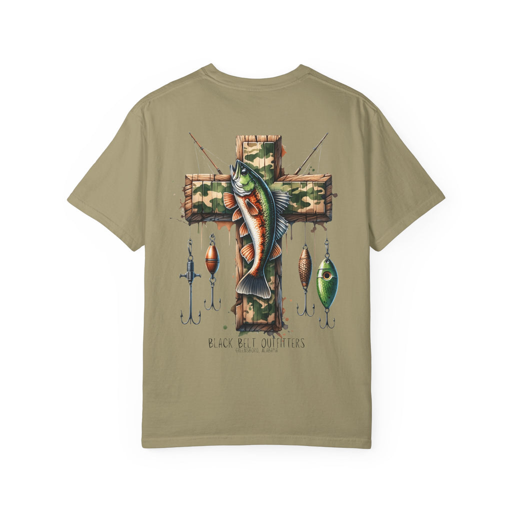 FAITH + FISHING Unisex T-Shirt, Perfect for Gifts, Father's Day, Golf Events, Casual Wear, Comfortable Tee