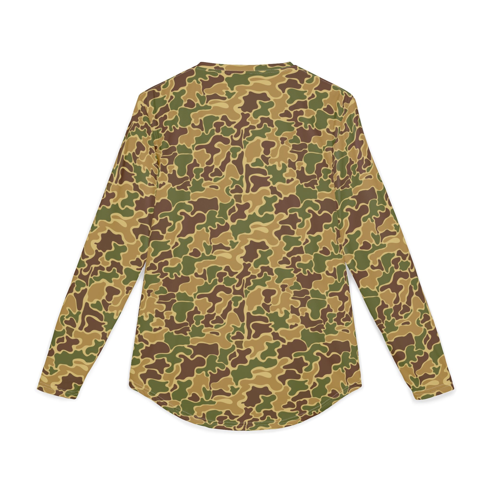 Marsh Duck Camo UV Protection Long Sleeve Shirt for Men | Perfect for Hiking, Fishing, Beach Days, Casual Wear