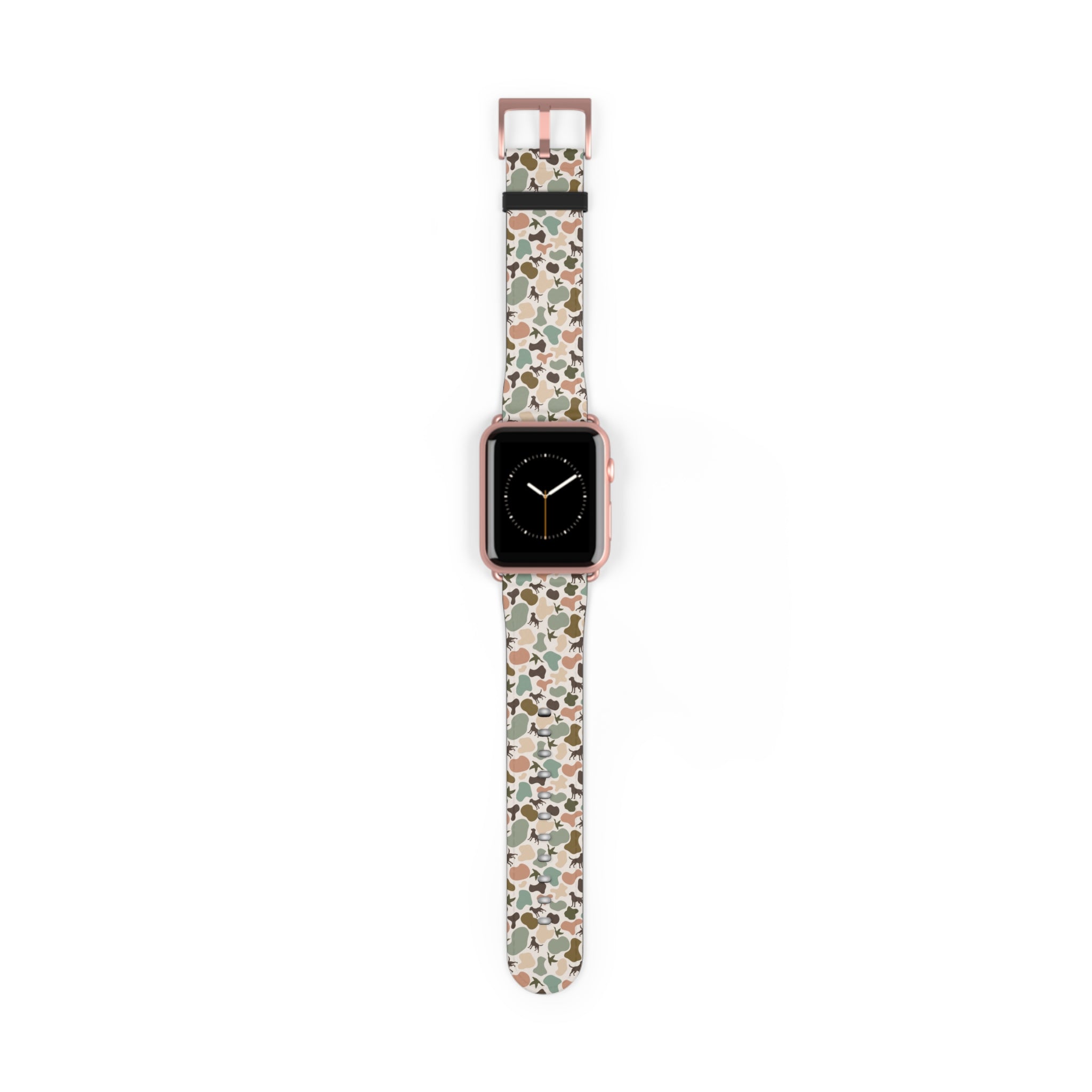 Old school camo duck and dog custom print Watch Band