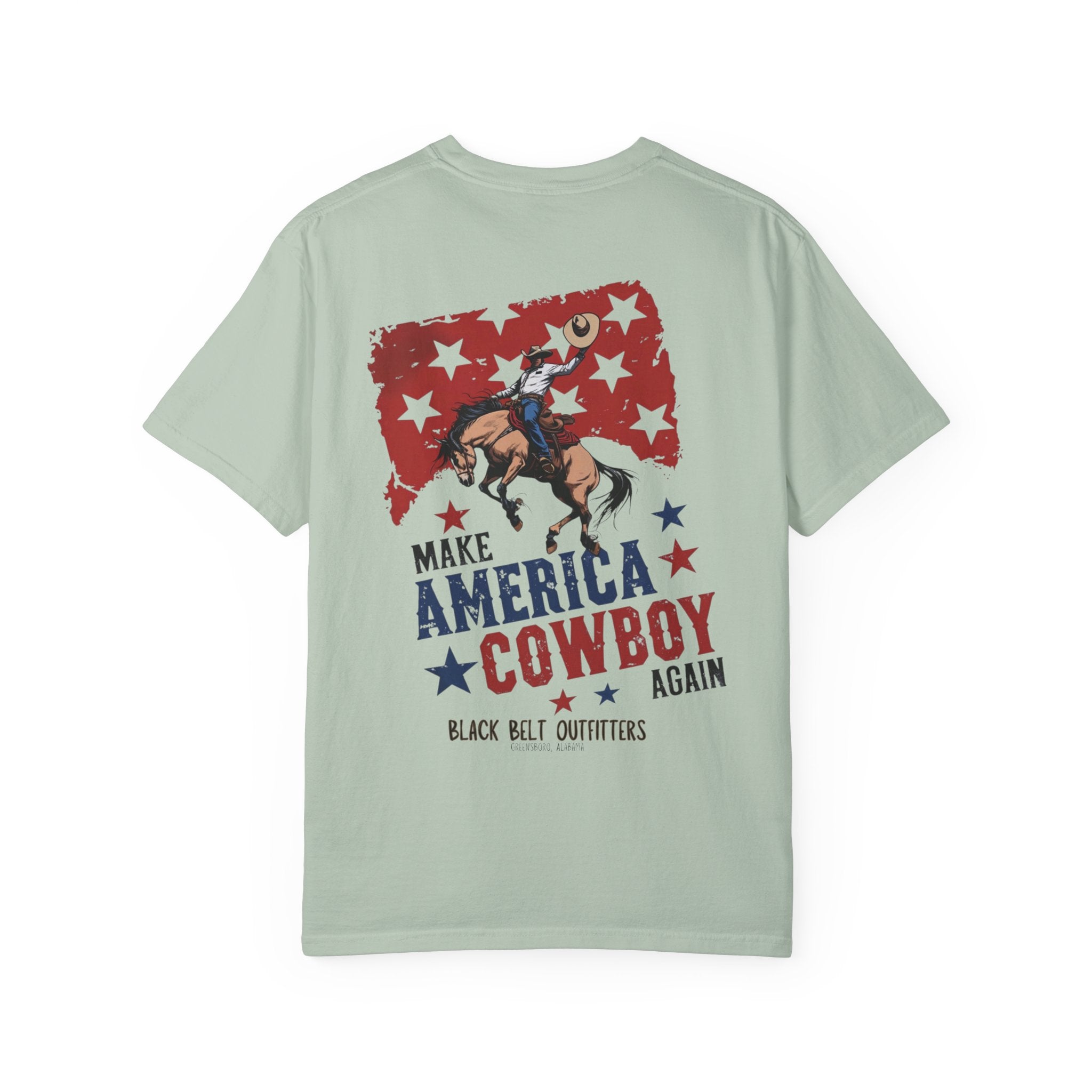 Make America Cowboy Again Unisex T-Shirt, Perfect for Gifts, Father's Day, Golf Events, Casual Wear, Comfortable Tee