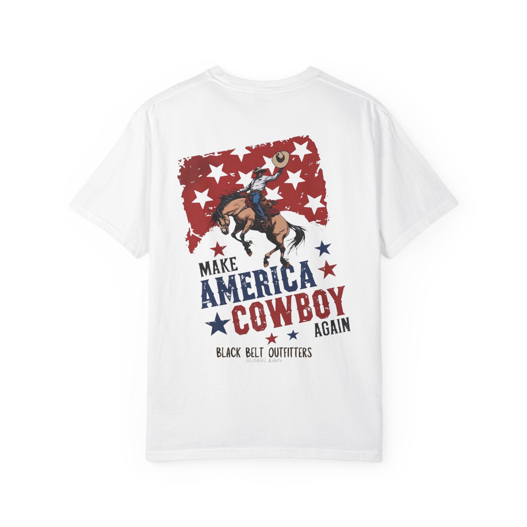 Make America Cowboy Again Unisex T-Shirt, Perfect for Gifts, Father's Day, Golf Events, Casual Wear, Comfortable Tee