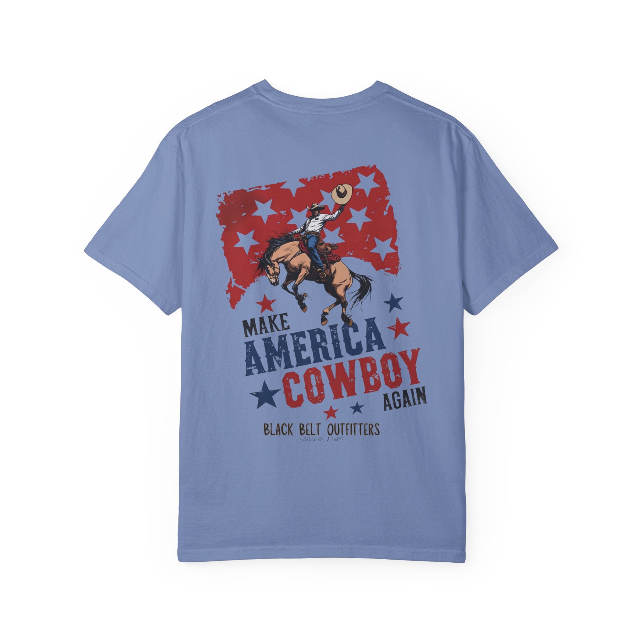 Make America Cowboy Again Unisex T-Shirt, Perfect for Gifts, Father's Day, Golf Events, Casual Wear, Comfortable Tee