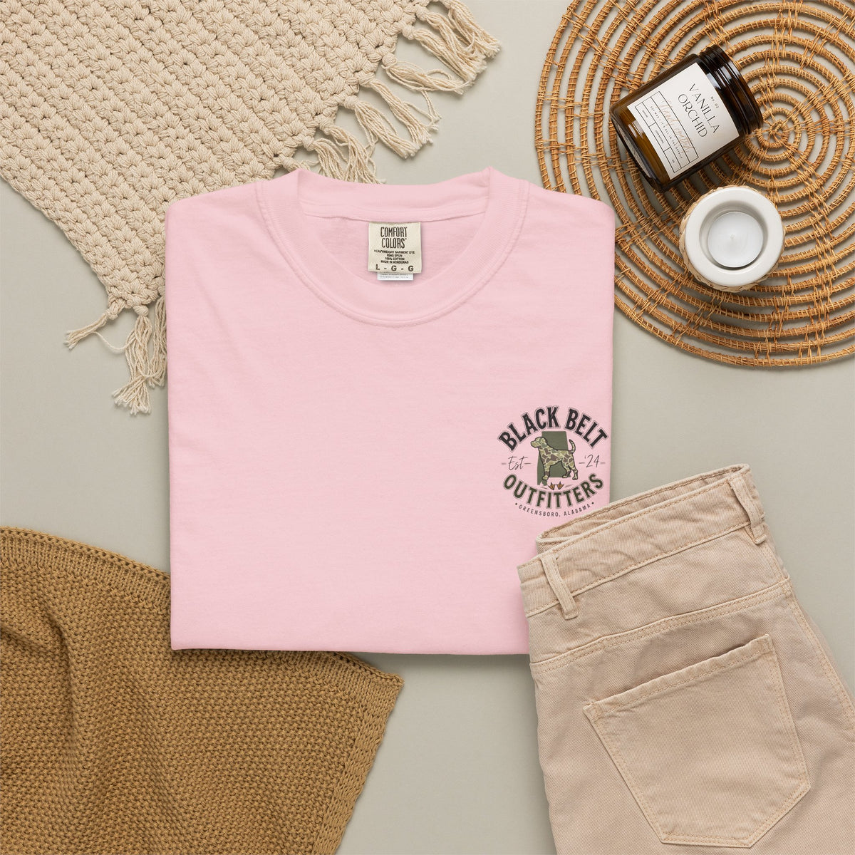 T-Shirt — Black Belt Outfitters Vintage Truck & Dog Graphic Tee