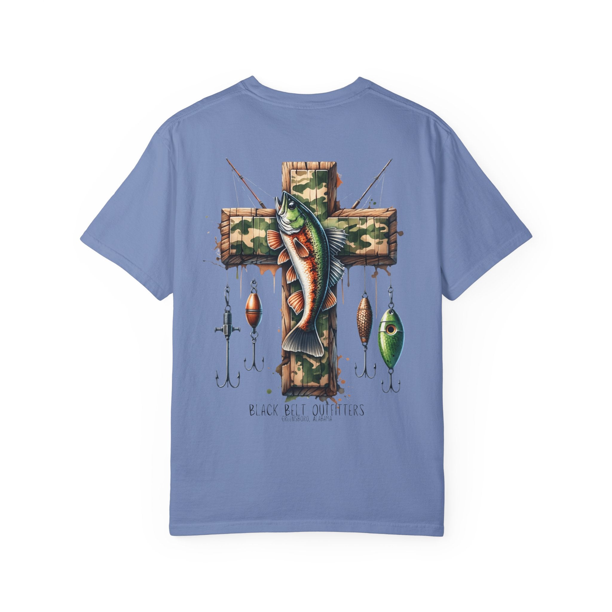 FAITH + FISHING Unisex T-Shirt, Perfect for Gifts, Father's Day, Golf Events, Casual Wear, Comfortable Tee