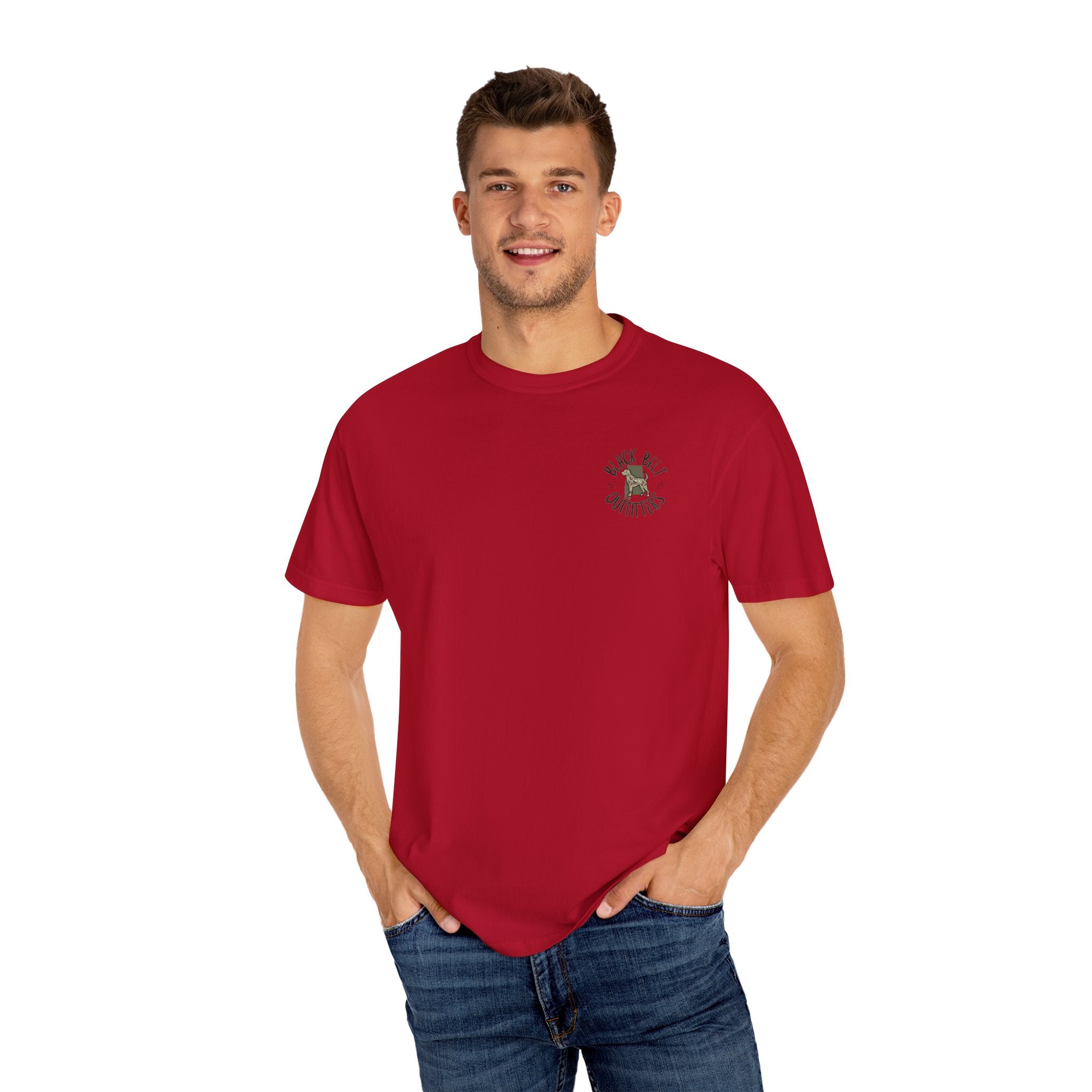 ENJOY THE HUNT Unisex T-Shirt, Perfect for Gifts, Father's Day, Golf Events, Casual Wear, Comfortable Tee