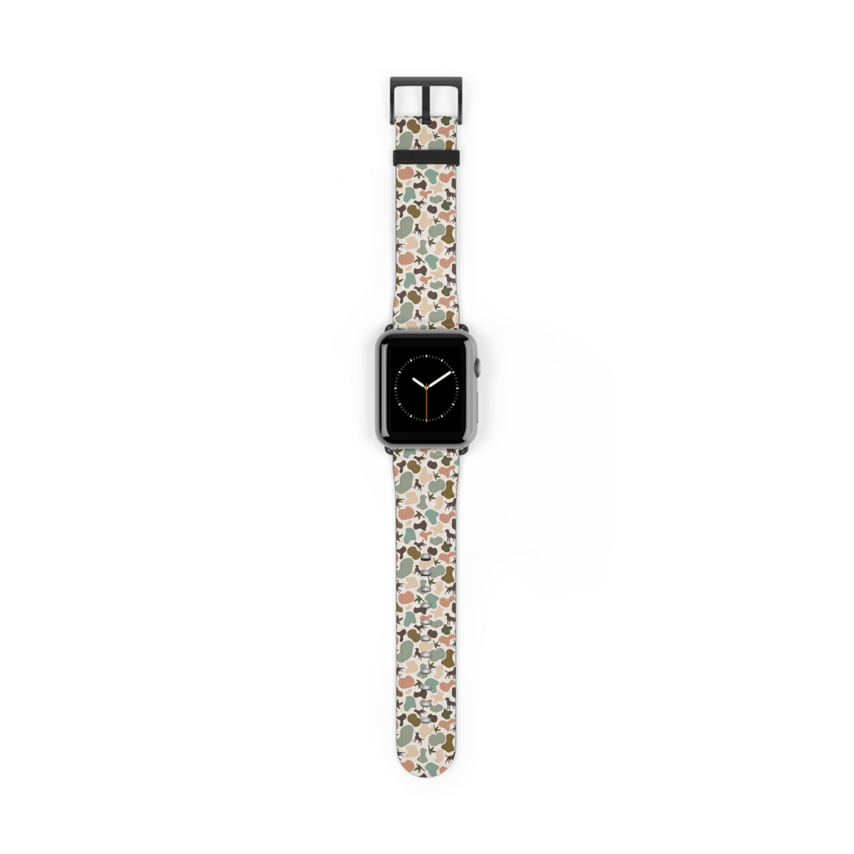 Old school camo duck and dog custom print Watch Band