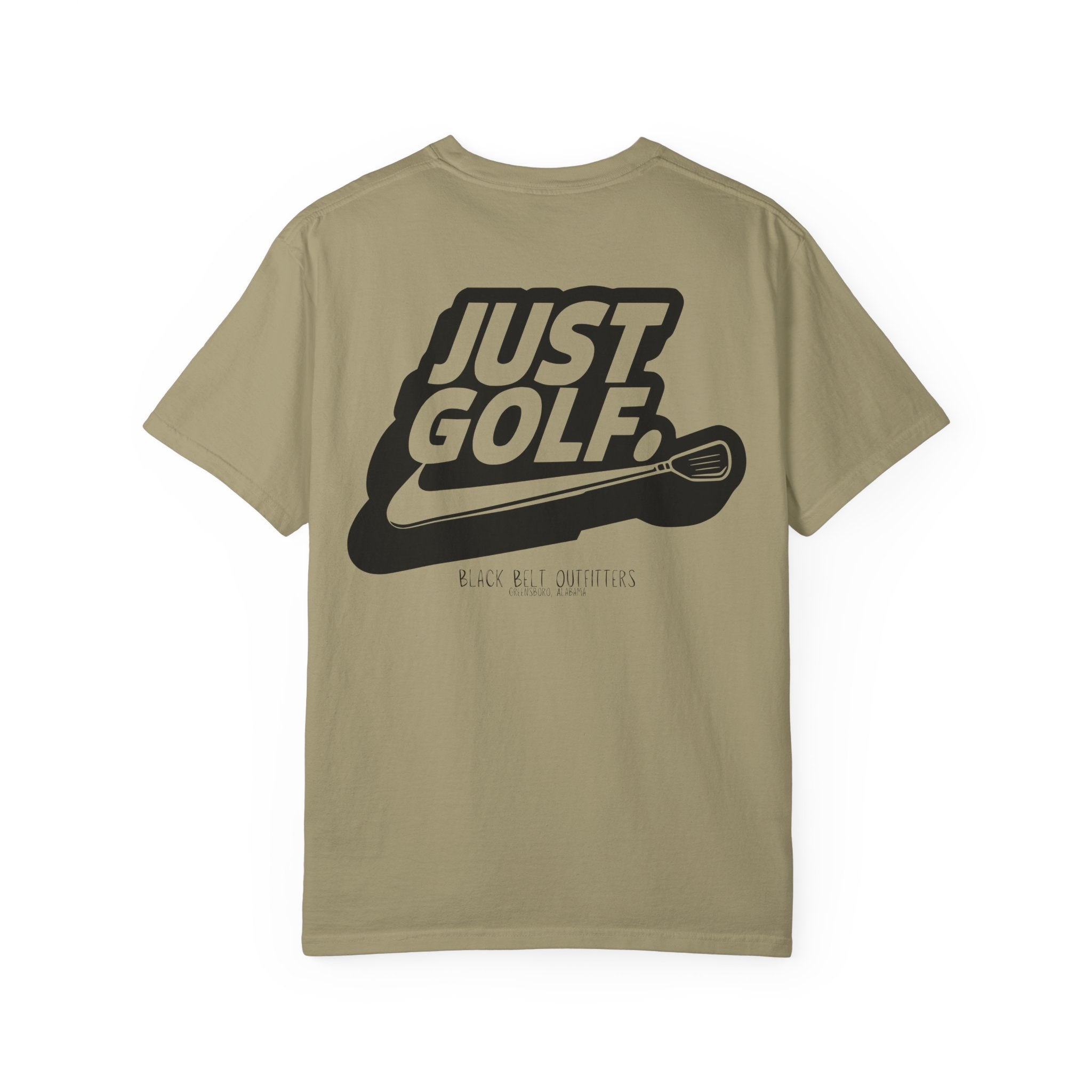 JUST GOLF Unisex T-Shirt, Perfect for Gifts, Father's Day, Golf Events, Casual Wear, Comfortable Tee