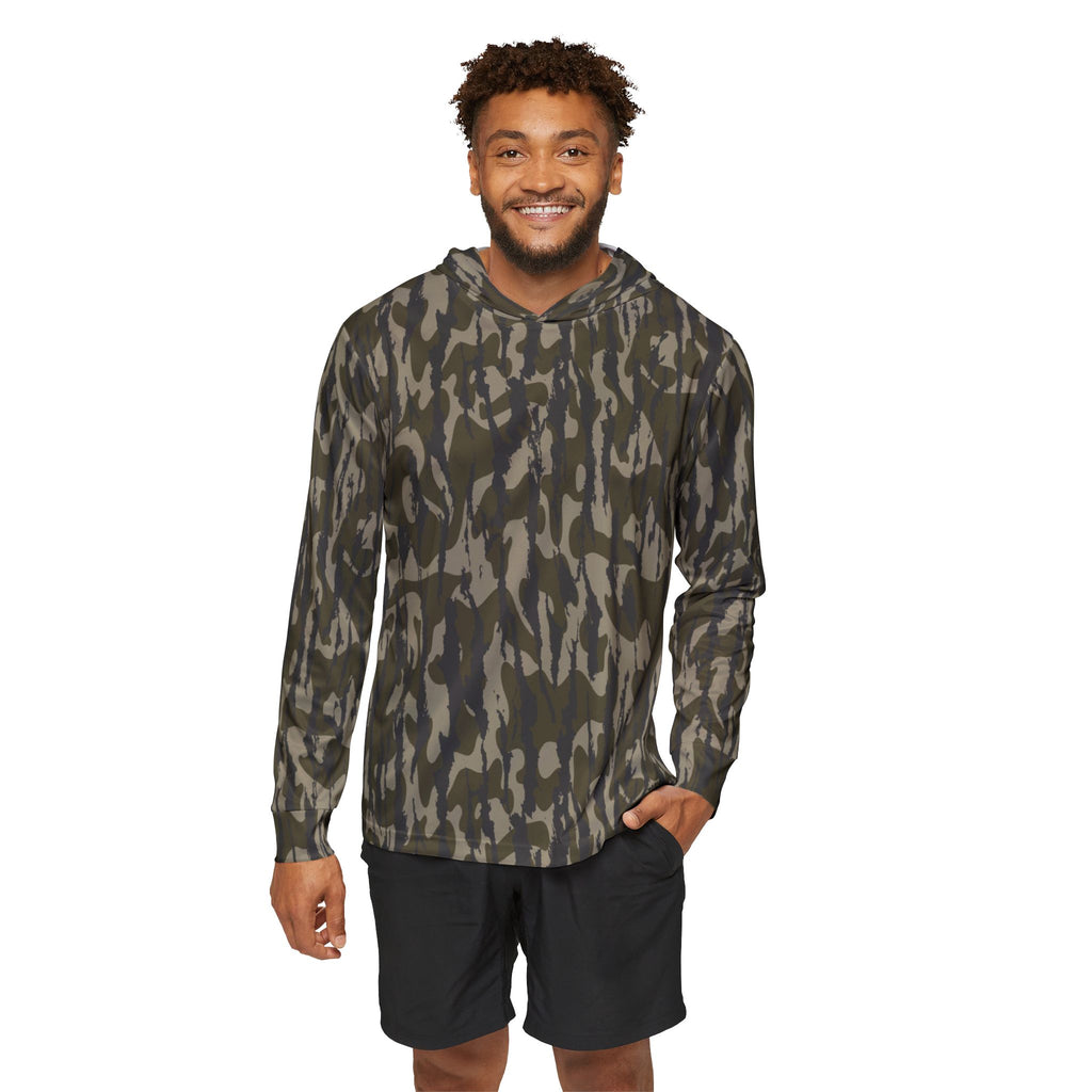 Trendy Camouflage Sports Warmup Hoodie, Perfect for Gym, Outdoor Activities, Fitness Wear, Gift for Athletes, Military Style
