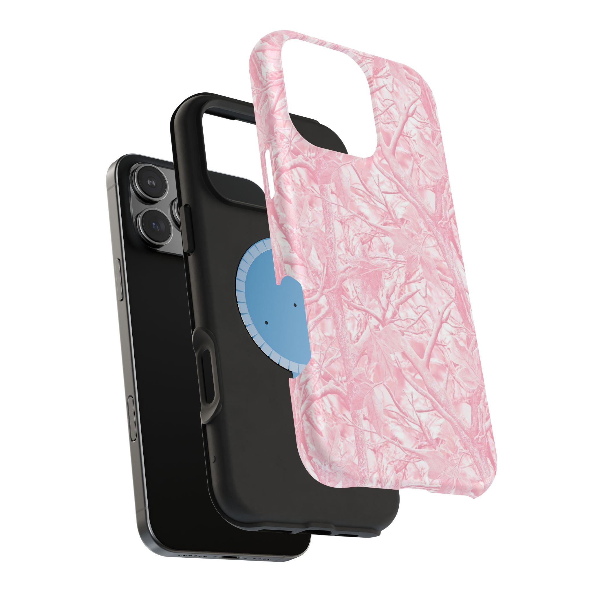 Pink Camo Magnetic Impact-Resistant Phone Case