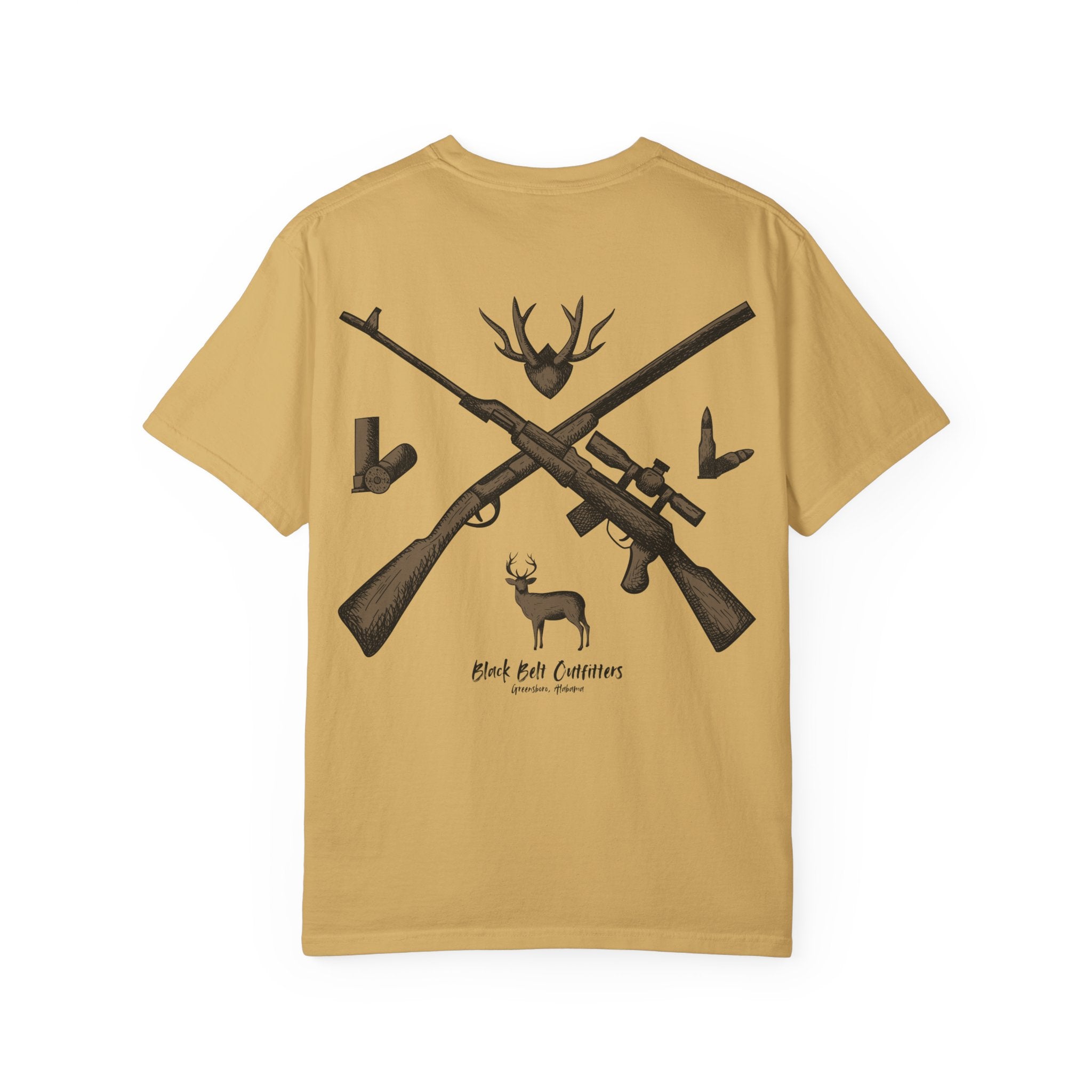 HUNTING VIBES Unisex Garment-Dyed T-shirt, Outdoor Adventure Shirt, Wildlife Lover Gift, Camping Apparel, Casual Fashion
