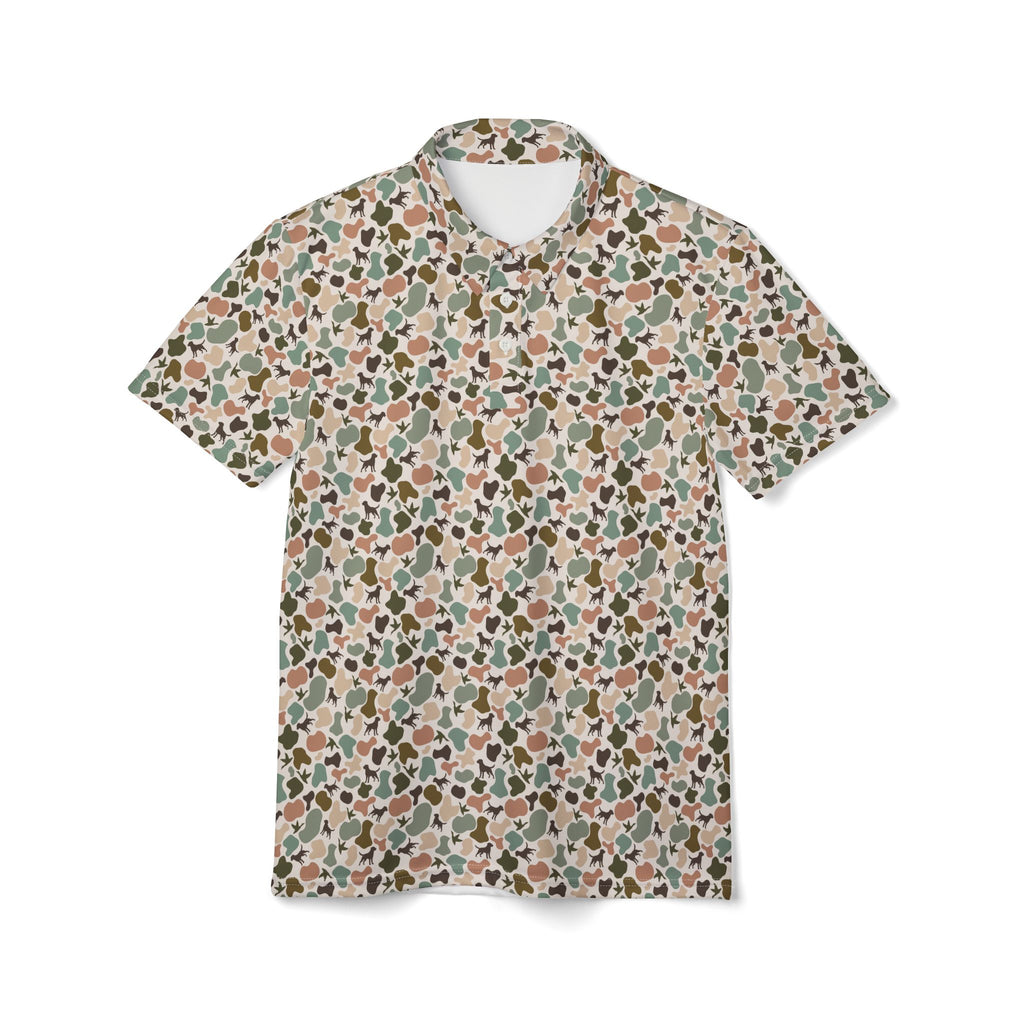 Duck Camo Unisex Polo Shirt, Casual Wear, Outdoor Adventures, Gift for Him, Summer Look