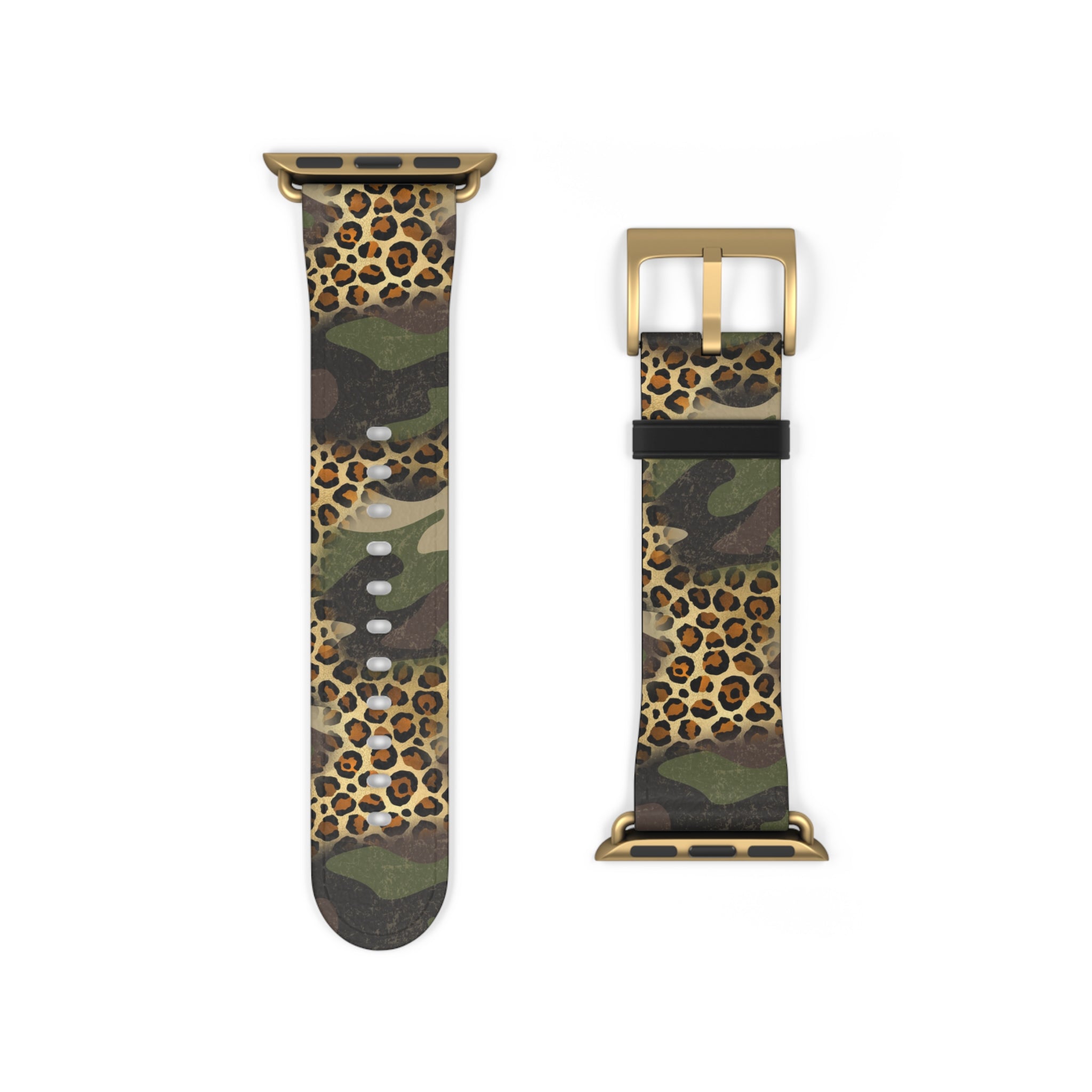 Wild Camo Watch Band, Stylish Camouflage Accessory, Trendy Leopard Print Strap, Unique Gift for Her, Perfect for Outdoor Adventures