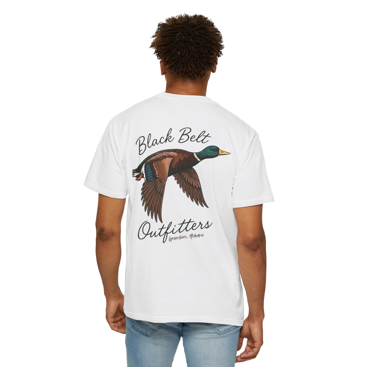 T-Shirt — Black Belt Outfitters flying Duck Graphic
