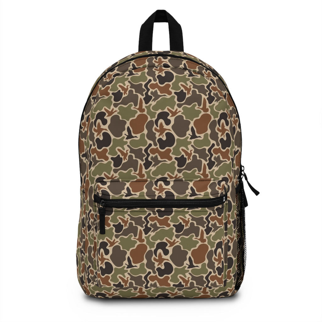 Trendy Duck Camo Backpack for Everyday Use, School, Hiking, Travel, Outdoor Adventure, Unique Gift Idea