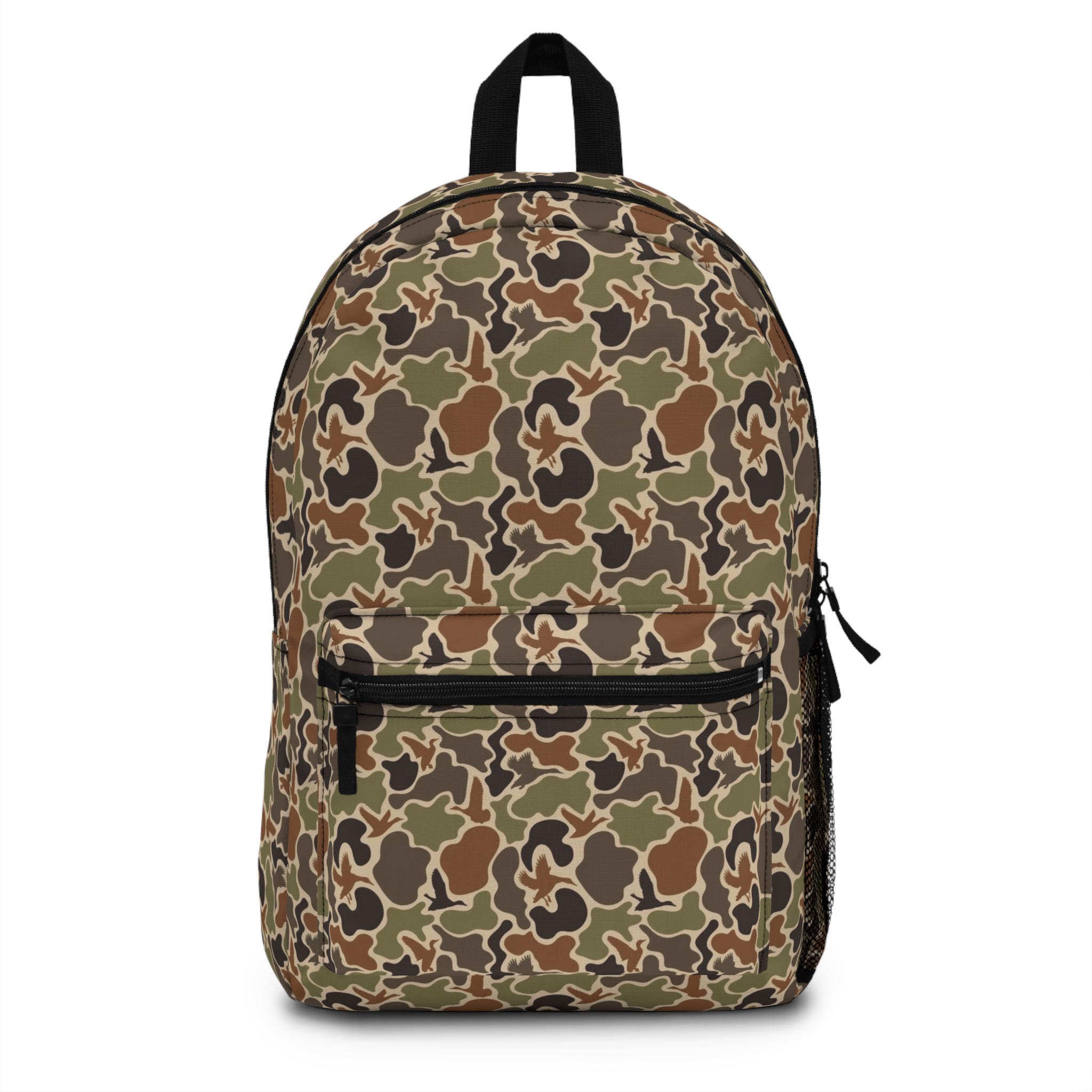 Trendy Duck Camo Backpack for Everyday Use, School, Hiking, Travel, Outdoor Adventure, Unique Gift Idea