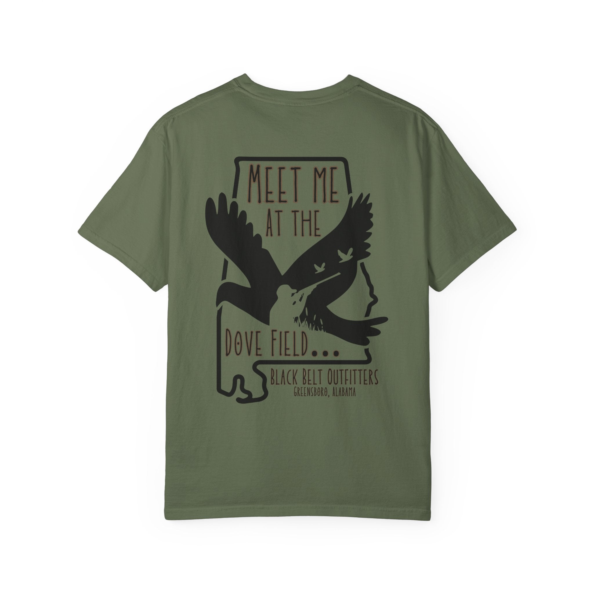Meet Me at the Dove Field T-Shirt, Men's Hunting Shirt, Gift for Sportsmen, Casual Wear, Nature Lover Tee
