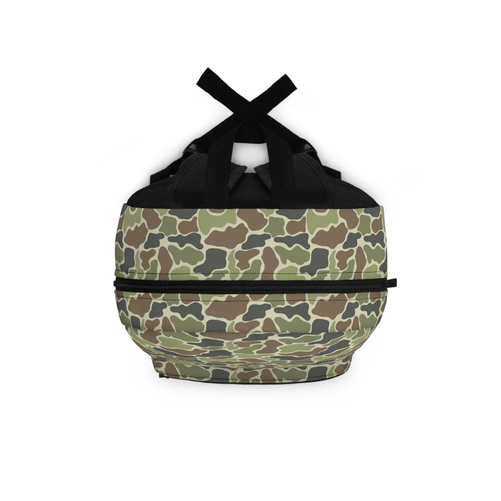 Old School Camo (2) Backpack for Everyday Use, School, Hiking, Travel, Outdoor Adventure, Unique Gift Idea
