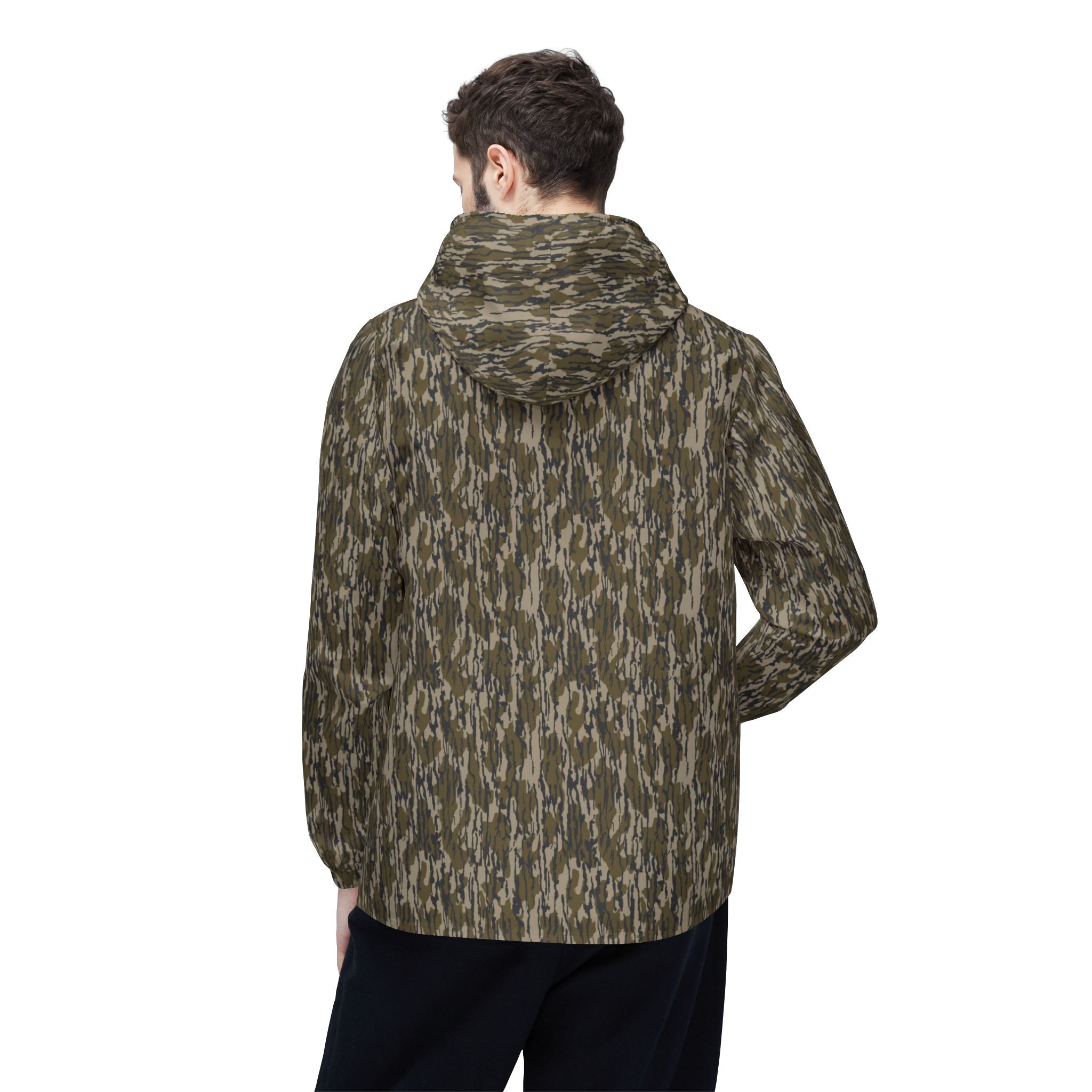 Trendy Camo Windbreaker, Rain Jacket, Outdoor Gear for Adventurers, Lightweight Jacket for All Seasons, Perfect for Hiking & Travel