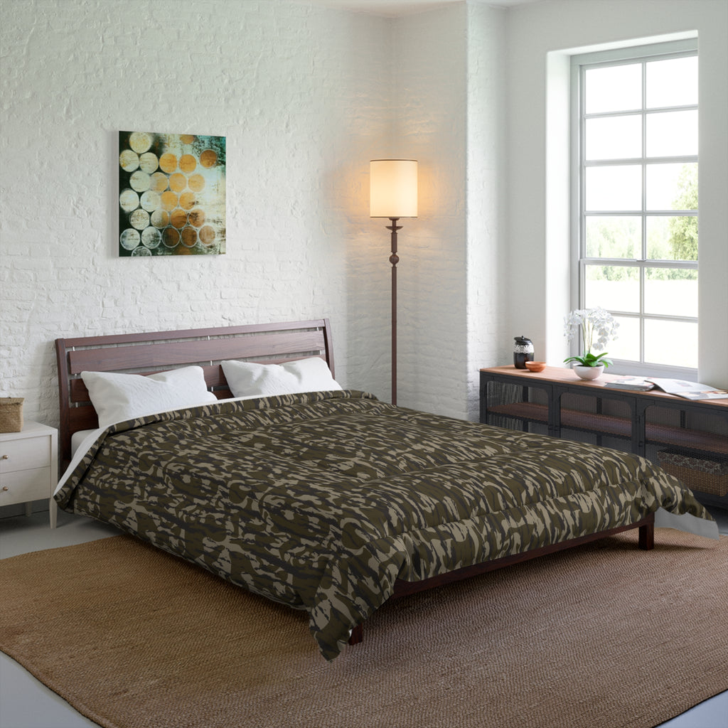 Trendy Camo Comforter | Cozy Bedding for Home Decor, Camo Pattern Comforter, Modern Bedroom, Gift for Her, Unique Housewarming