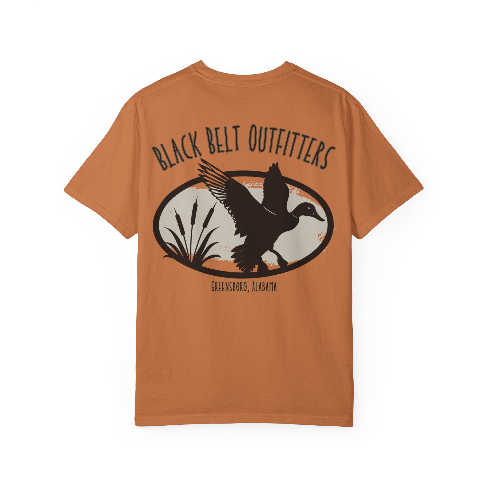 Logo Flying Duck T-Shirt, Men's Hunting Shirt, Gift for Sportsmen, Casual Wear, Nature Lover Tee