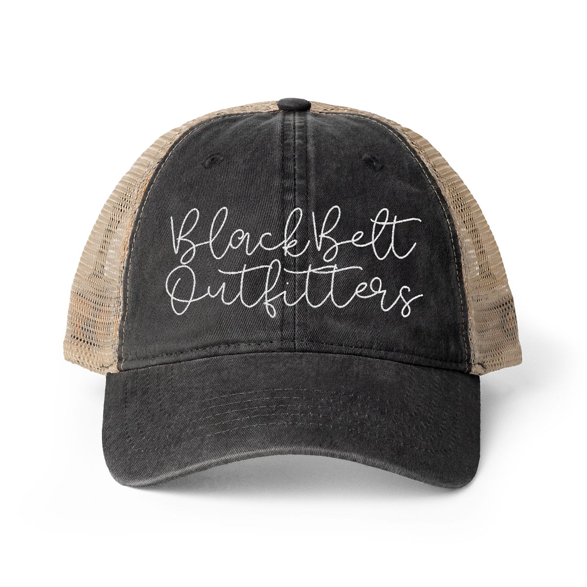 Black Belt Outfitters Women's Washed Mesh-Back Cap