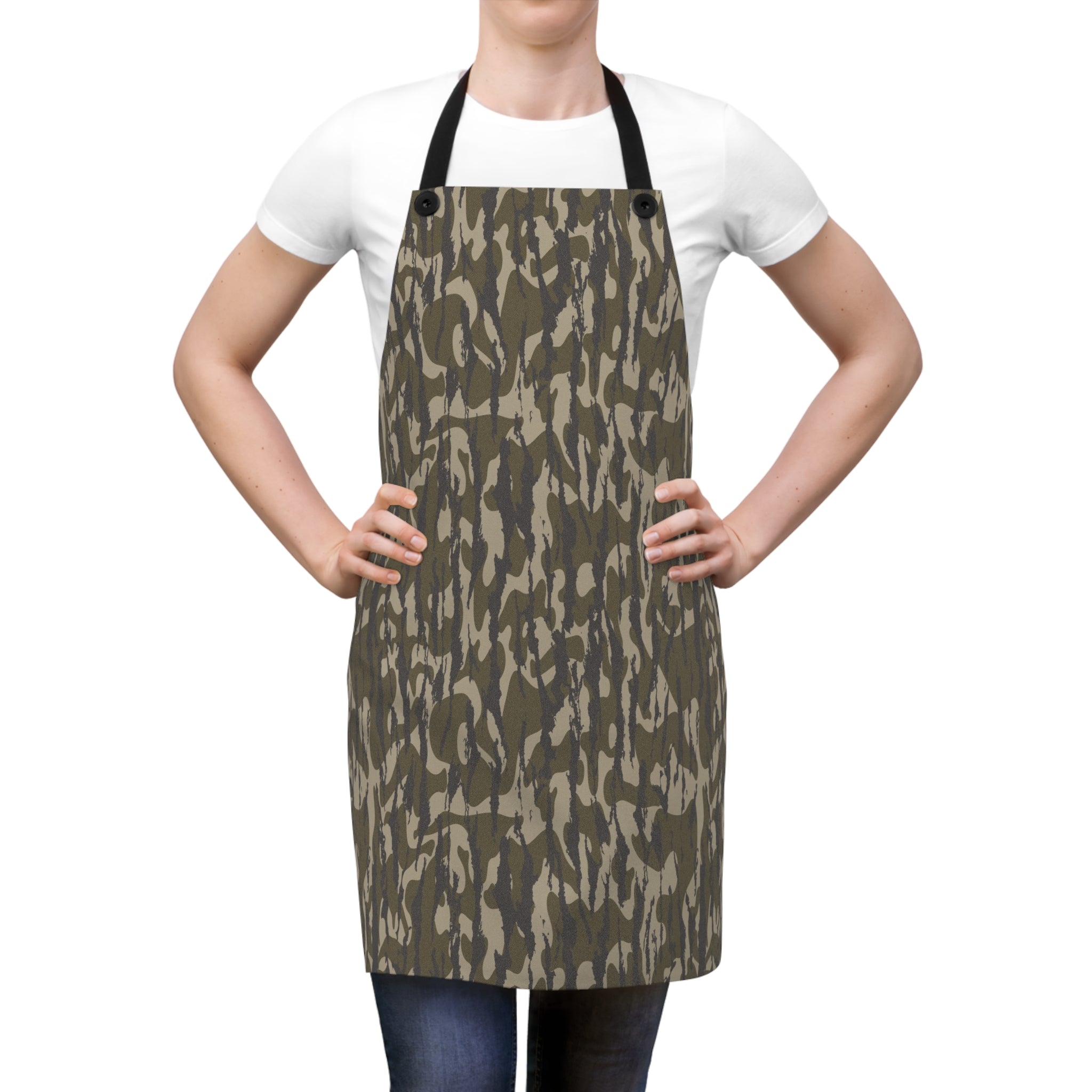 Trendy Camo Chef Apron - Stylish Cooking Gift for Grilling, Baking, BBQs, Outdoor Cooking, Unique Kitchen Accessory