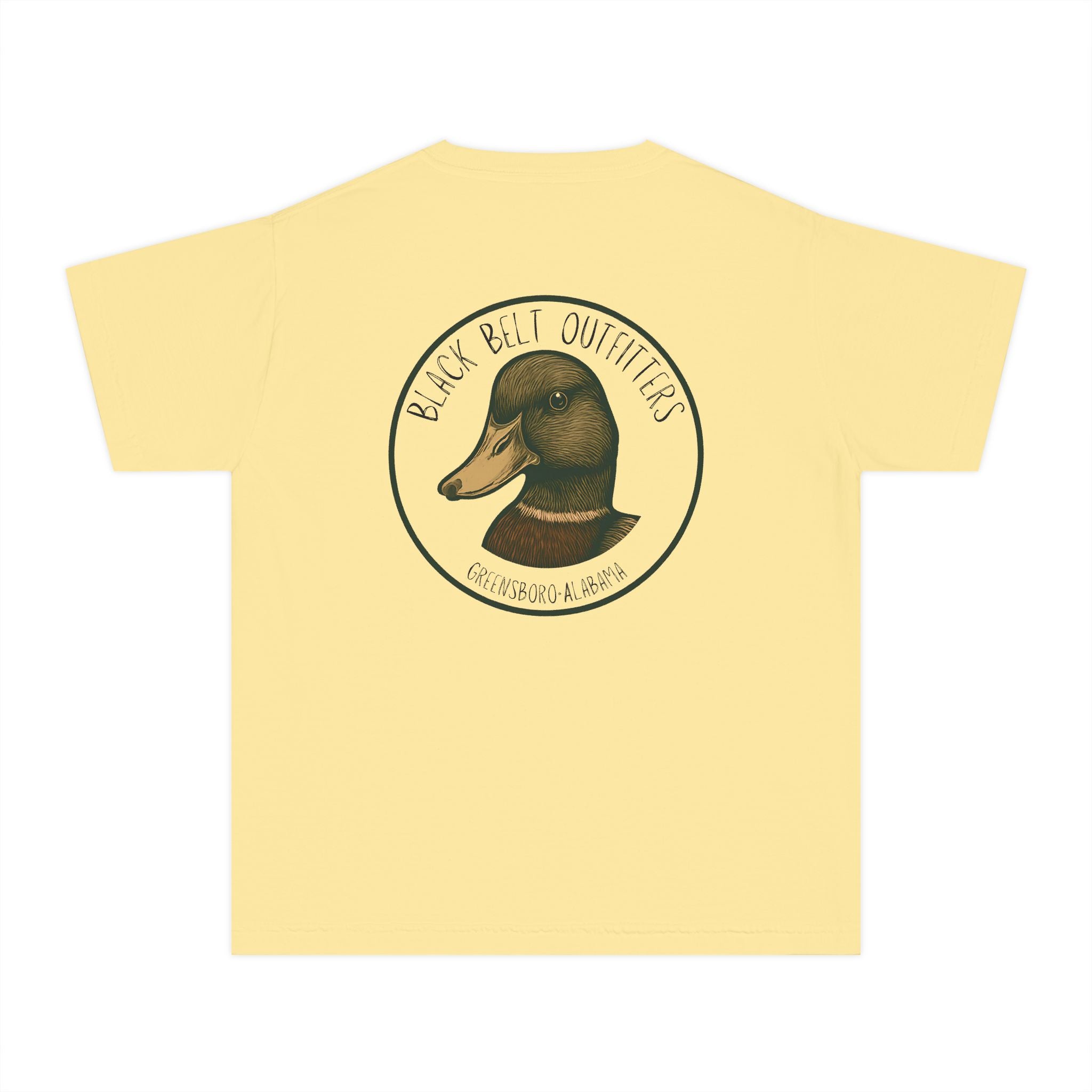 Duck Head Logo  Youth Midweight Tee - Fun Farm-Themed Shirt