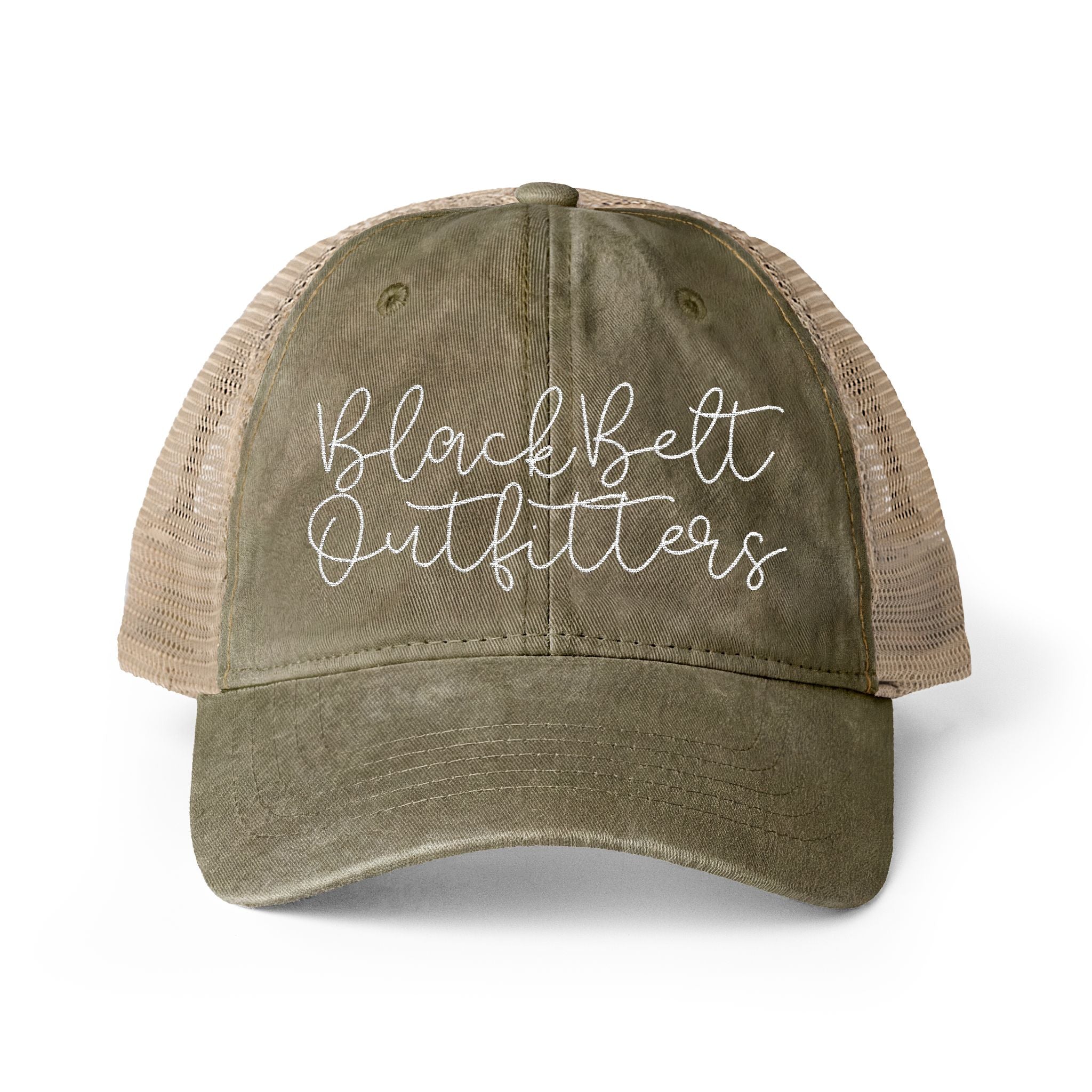 Black Belt Outfitters Women's Washed Mesh-Back Cap