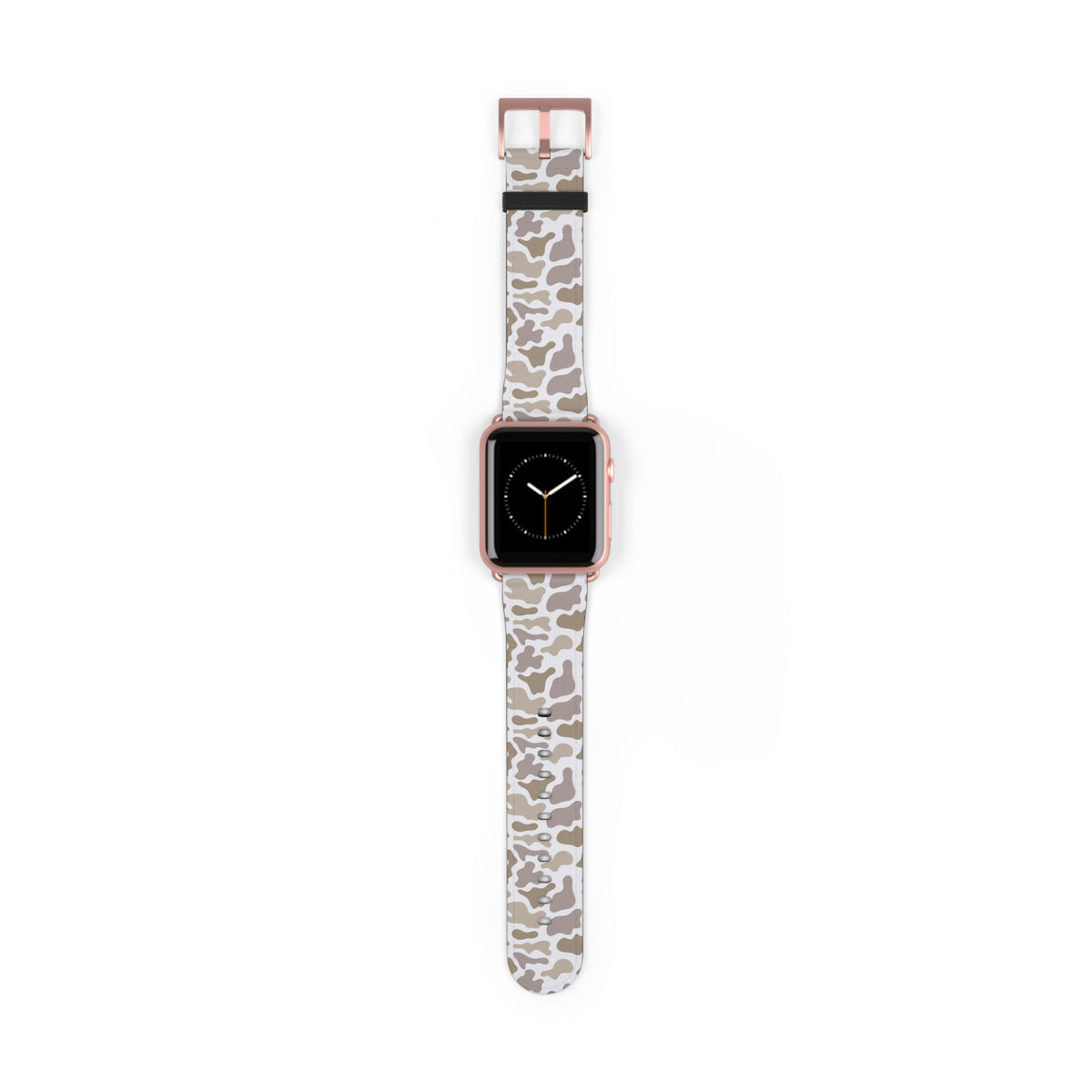Neutral Camo Watch Band — Beige White Camouflage Apple Watch Strap