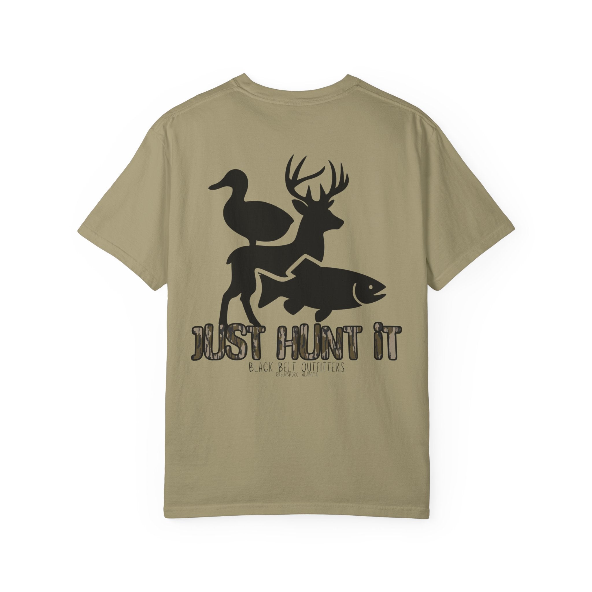 JUST HUNT IT Unisex T-Shirt, Perfect for Gifts, Father's Day, Golf Events, Casual Wear, Comfortable Tee
