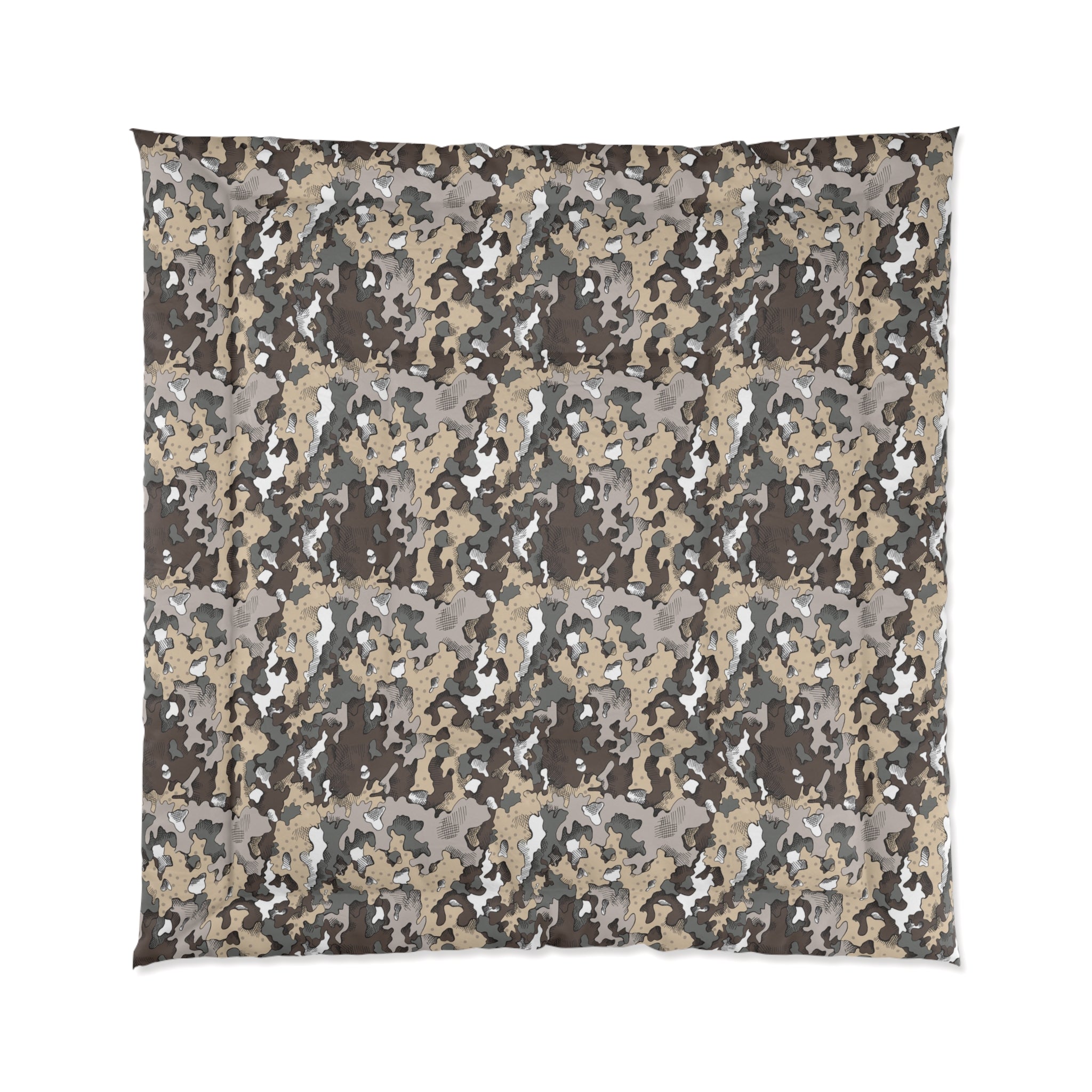 Dixie Camo Comforter | Cozy Bedding for Home Decor, Camo Pattern Comforter, Modern Bedroom, Gift for Her, Unique Housewarming