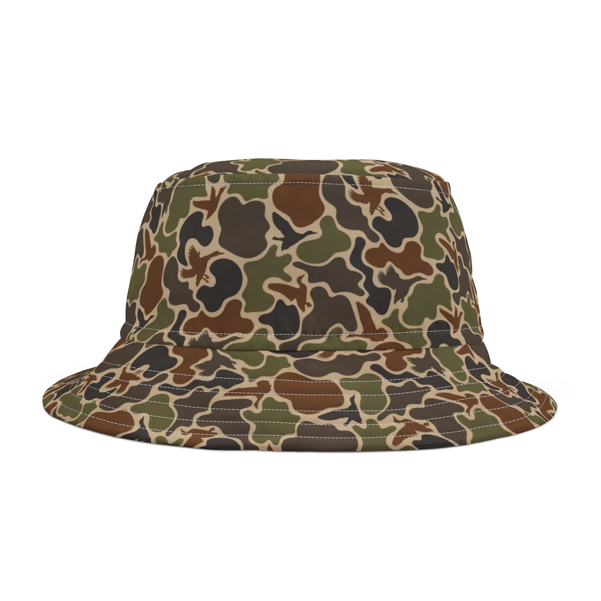 Custom old school duck camo Bucket Hat (AOP)