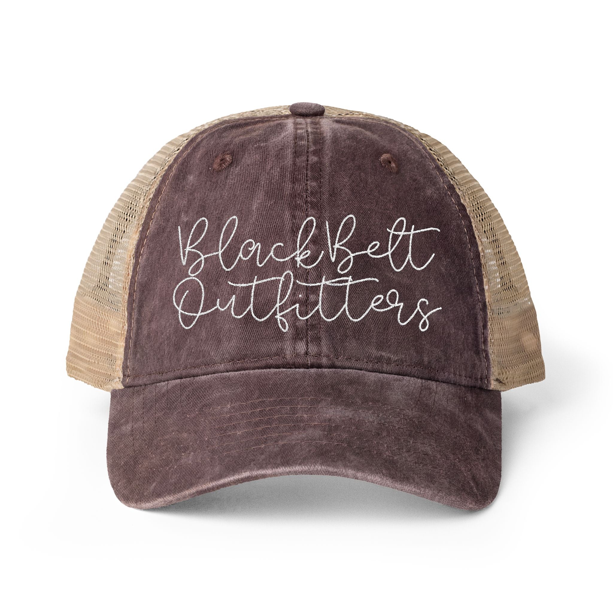 Black Belt Outfitters Women's Washed Mesh-Back Cap