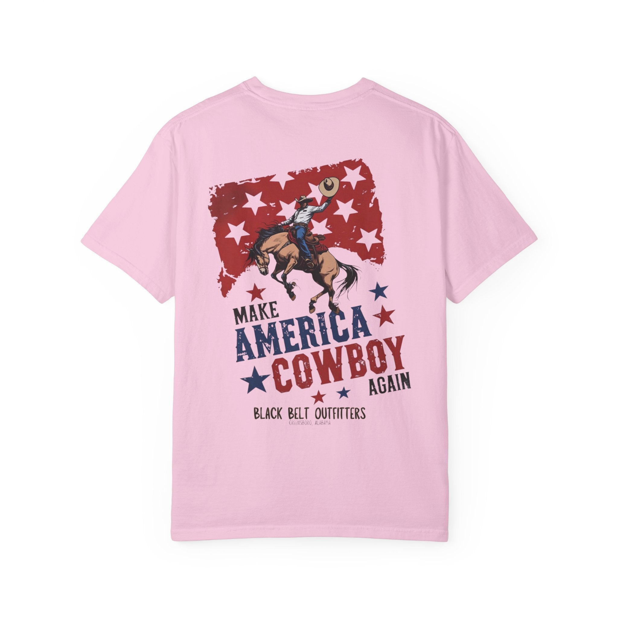 Make America Cowboy Again Unisex T-Shirt, Perfect for Gifts, Father's Day, Golf Events, Casual Wear, Comfortable Tee