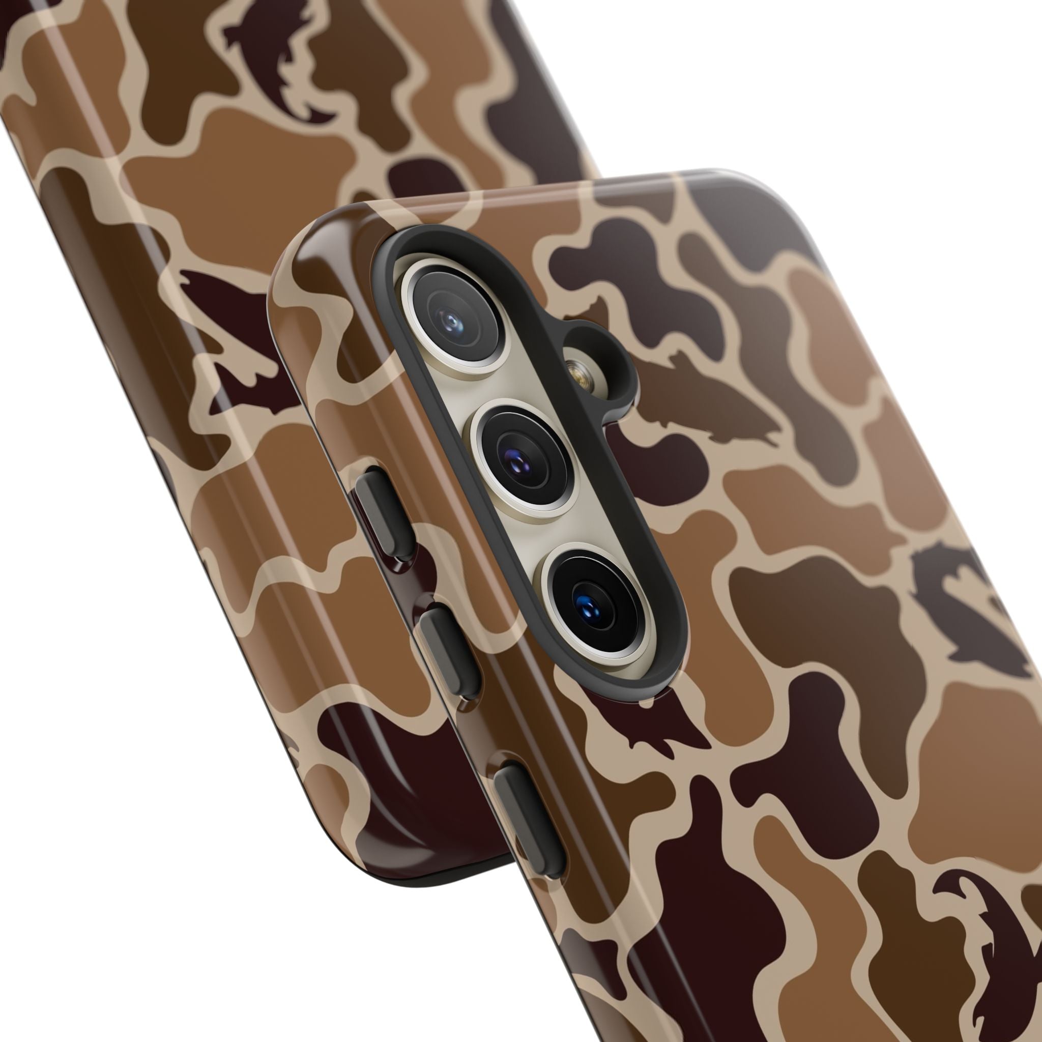 Brown Shark Camo design Tough Cases