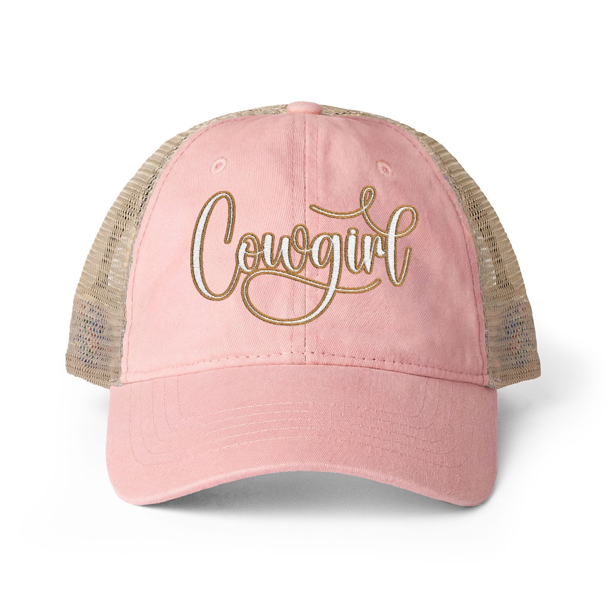 COWGIRL Women's Washed Mesh-Back Cap