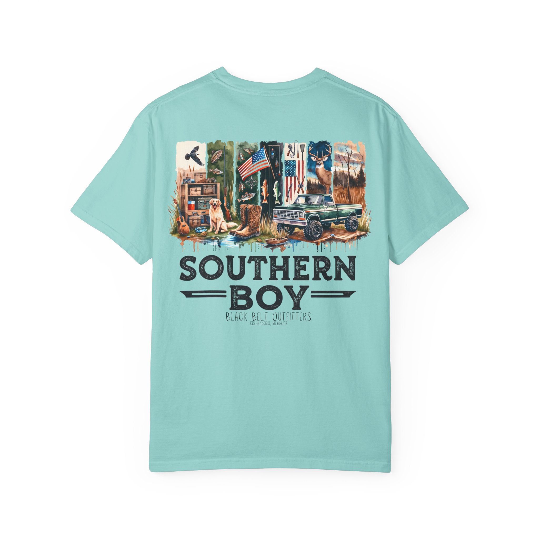 Southern Boy Unisex T-Shirt, Perfect for Gifts, Father's Day, Golf Events, Casual Wear, Comfortable Tee