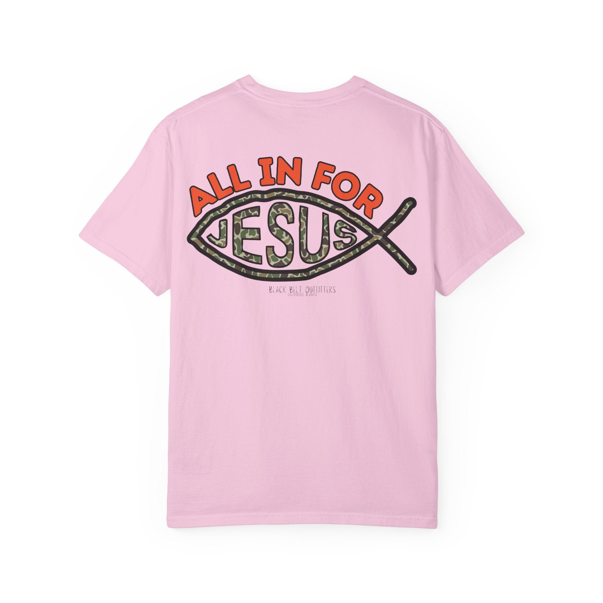 ALL in FOR JESUS Unisex T-Shirt, Perfect for Gifts, Father's Day, Golf Events, Casual Wear, Comfortable Tee