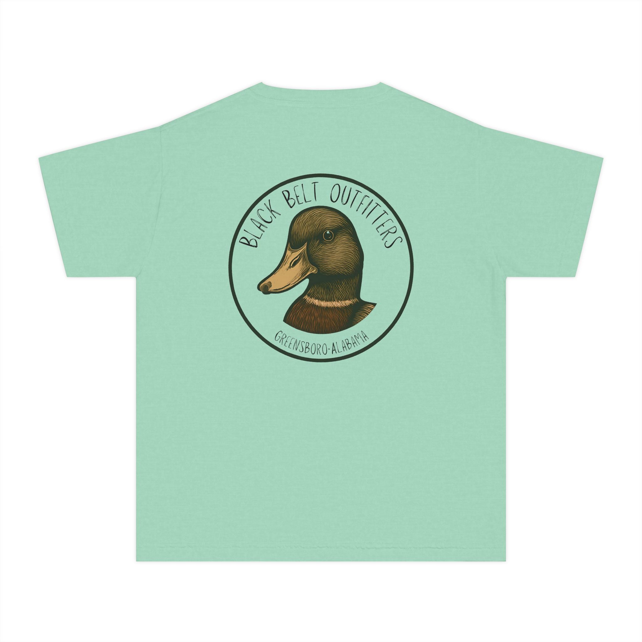 Duck Head Logo  Youth Midweight Tee - Fun Farm-Themed Shirt
