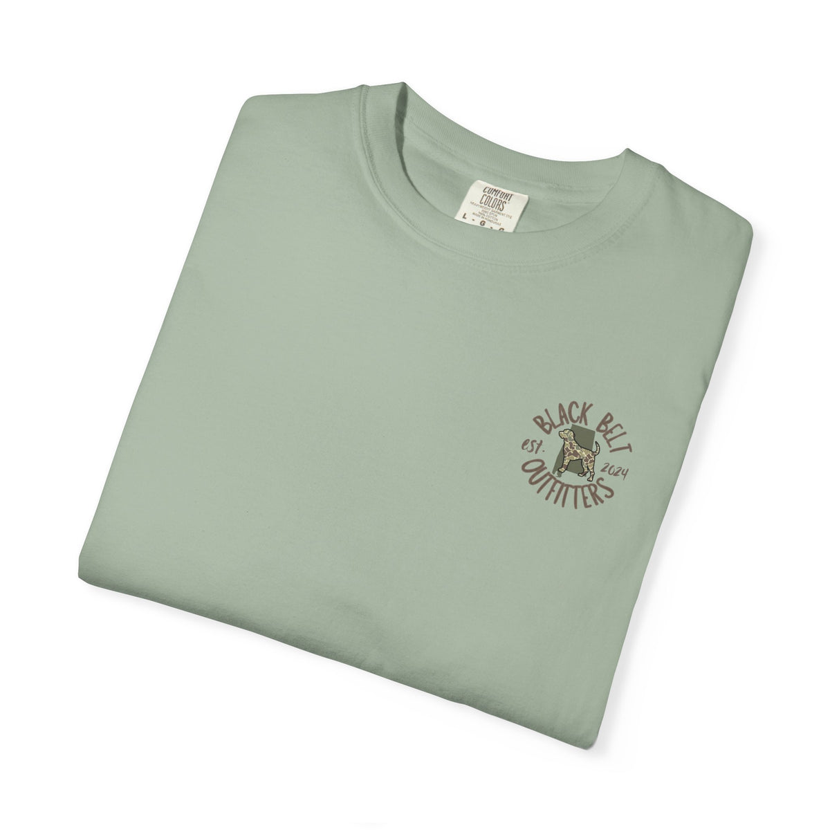 Turkey Feather Graphic T-Shirt — 'Black Belt Outfitters' Outdoor Tee