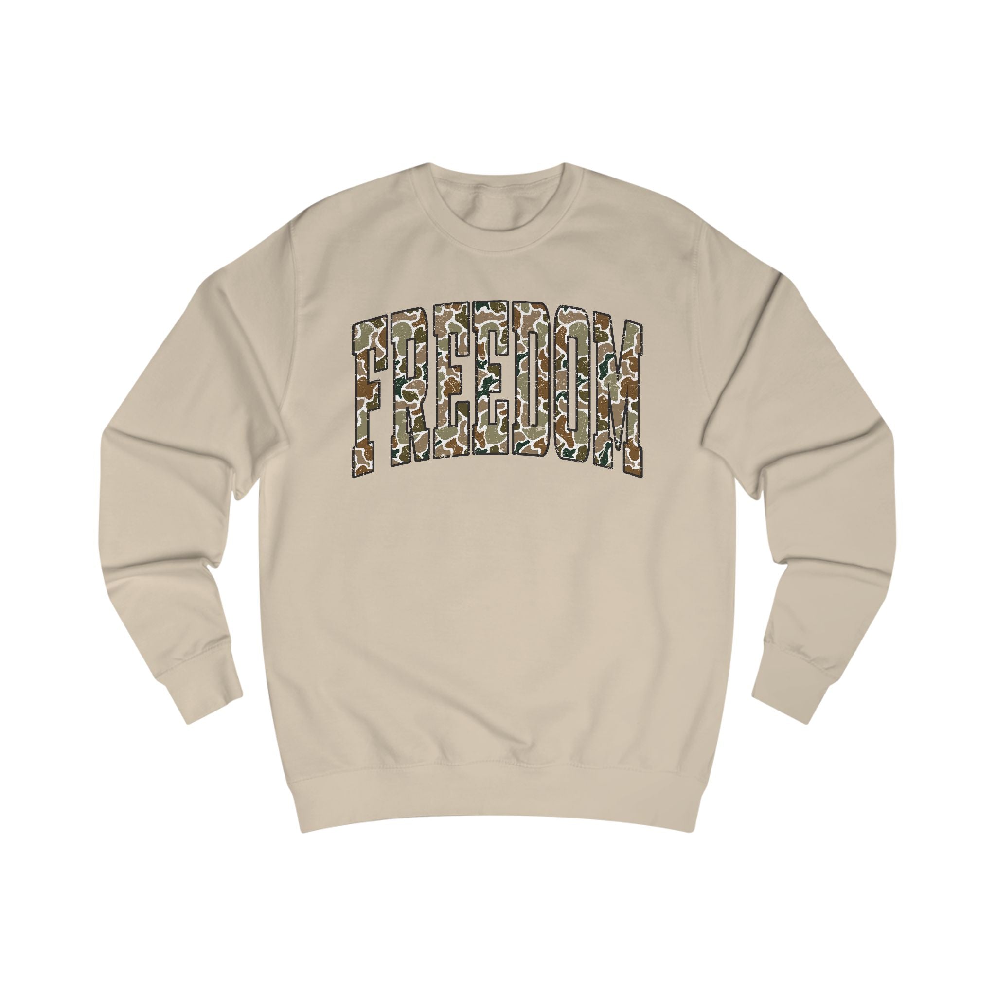 Freedom Unisex Sweatshirt, Cozy Graphic Sweater, Casual Gift, Perfect for Fall, Statement Apparel, Inspiring Fashion