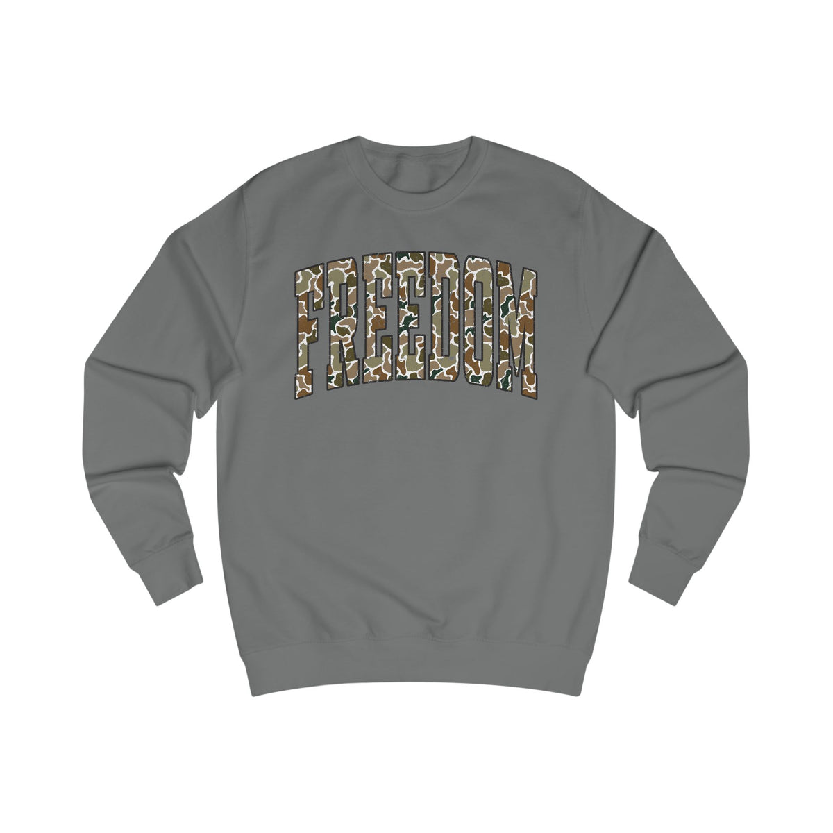 Freedom Unisex Sweatshirt, Cozy Graphic Sweater, Casual Gift, Perfect for Fall, Statement Apparel, Inspiring Fashion