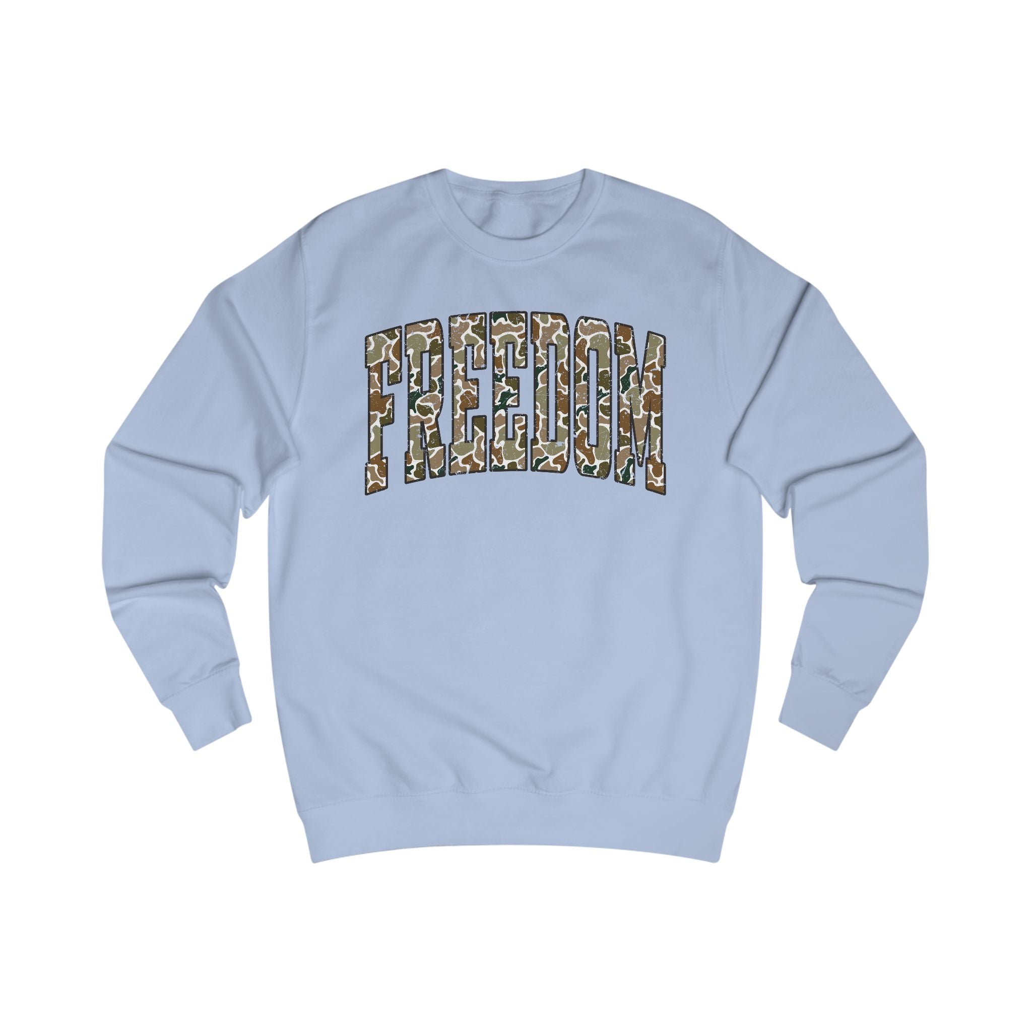 Freedom Unisex Sweatshirt, Cozy Graphic Sweater, Casual Gift, Perfect for Fall, Statement Apparel, Inspiring Fashion